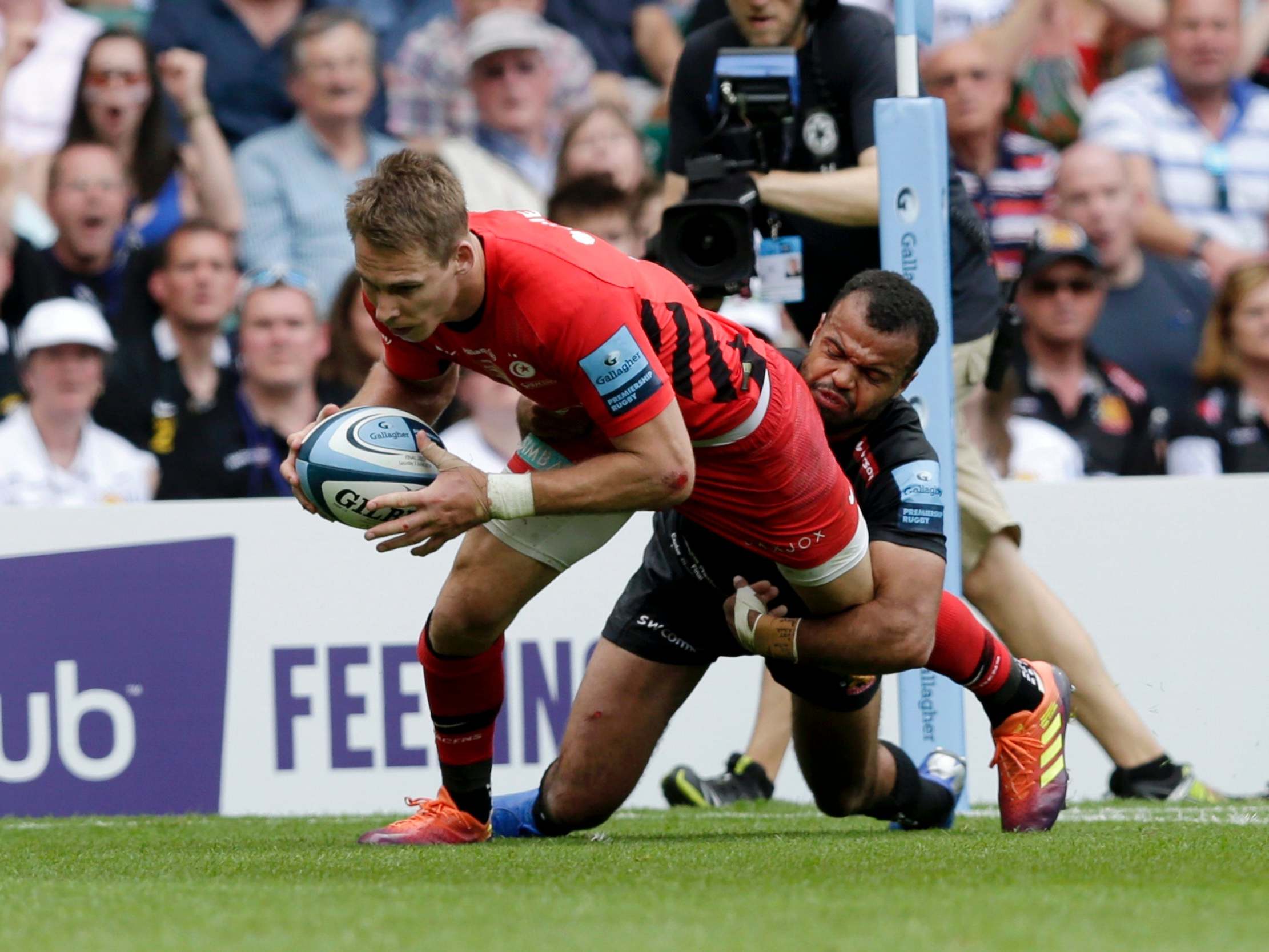 Liam Williams puts Sarries on course for victory in second-half fightback