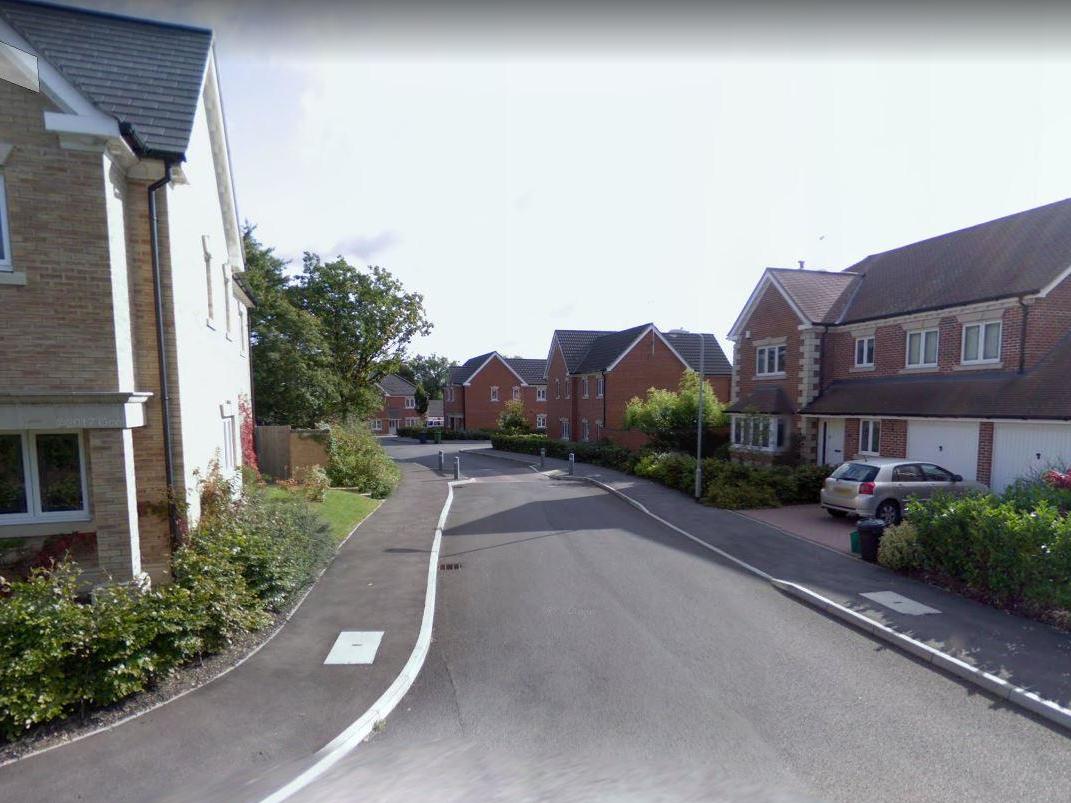 The collision in The Hollies, Oxted, involved a white Mercedes Sprinter box van