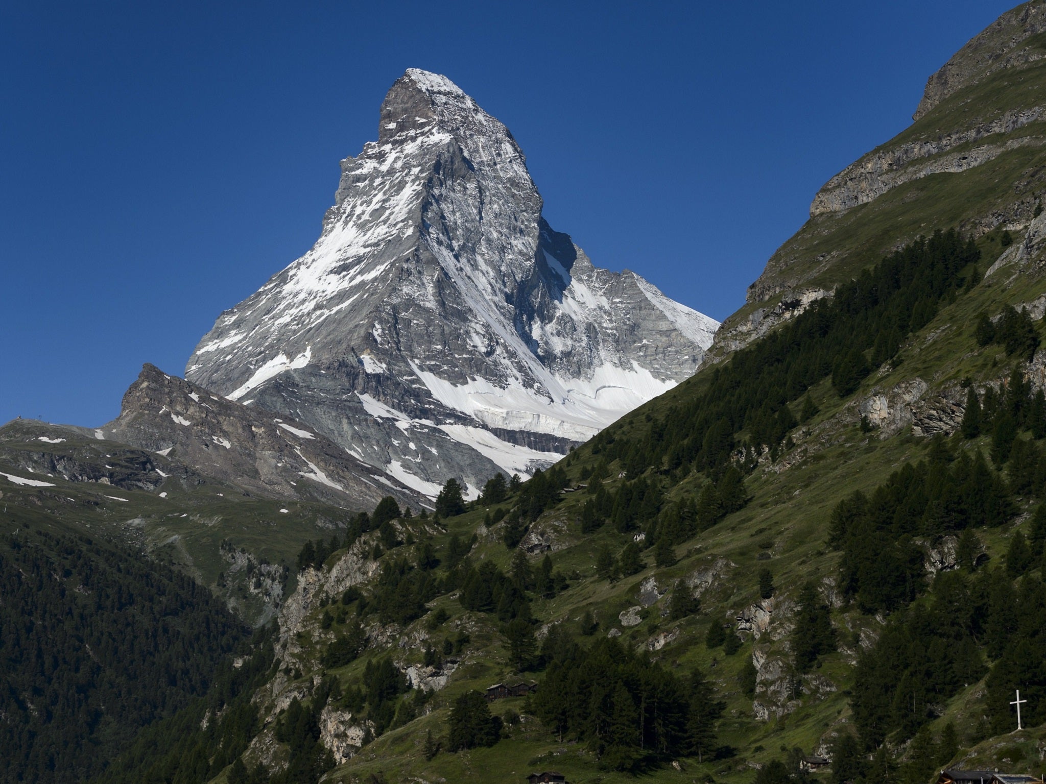 Matterhorn mountain, in Switzerland.