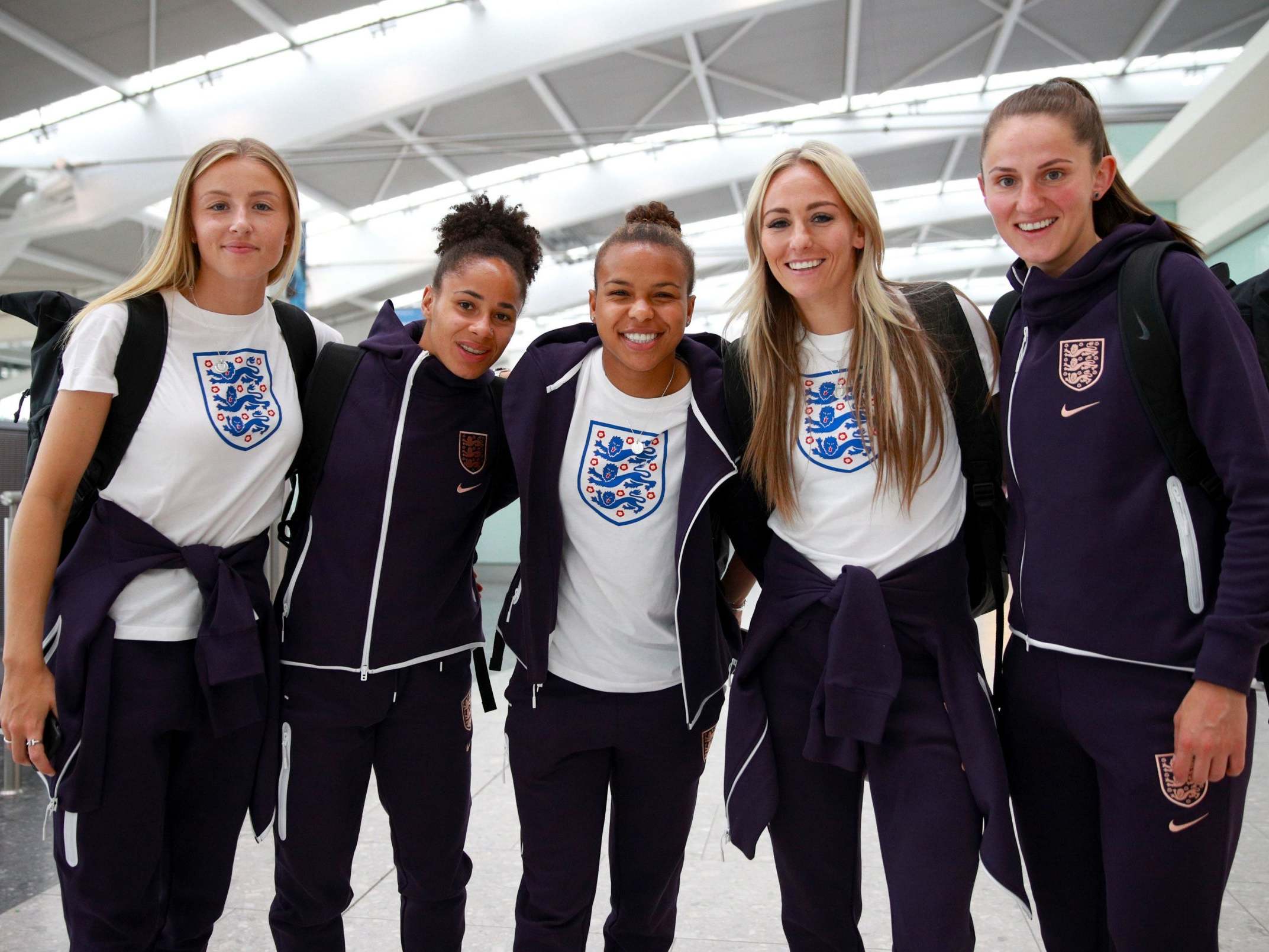 England Women’s team depart for the Women’s World Cup in France