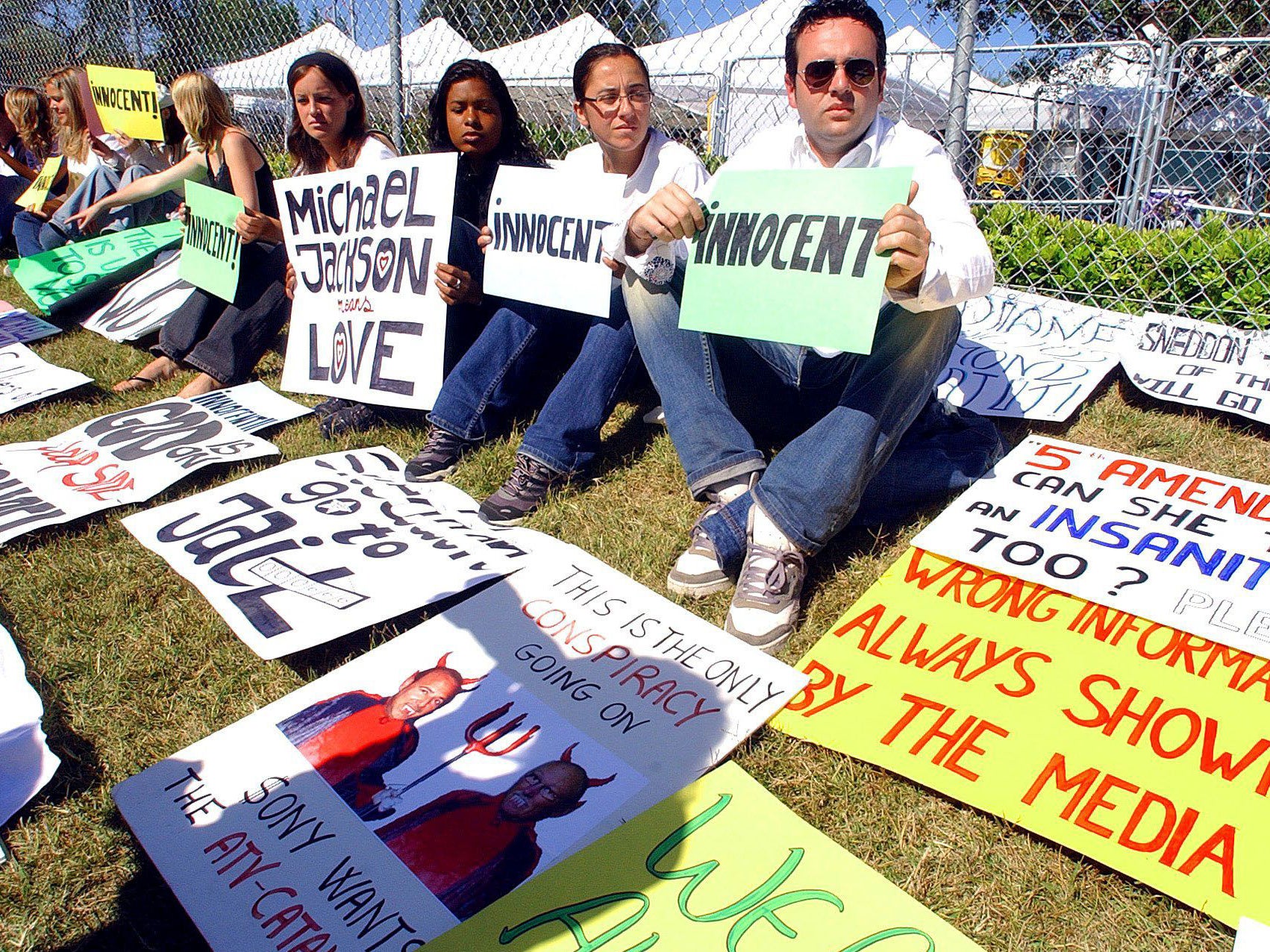 Fans of Michael Jackson sat outside his trial every day to show support for the disgraced pop star