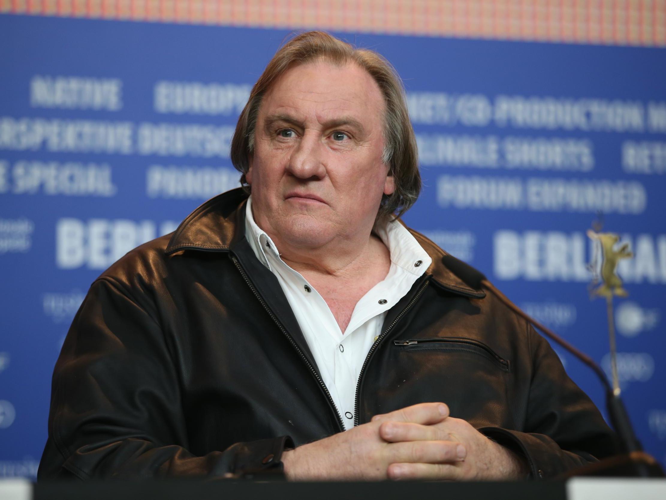 French actor Gerard Depardieu.