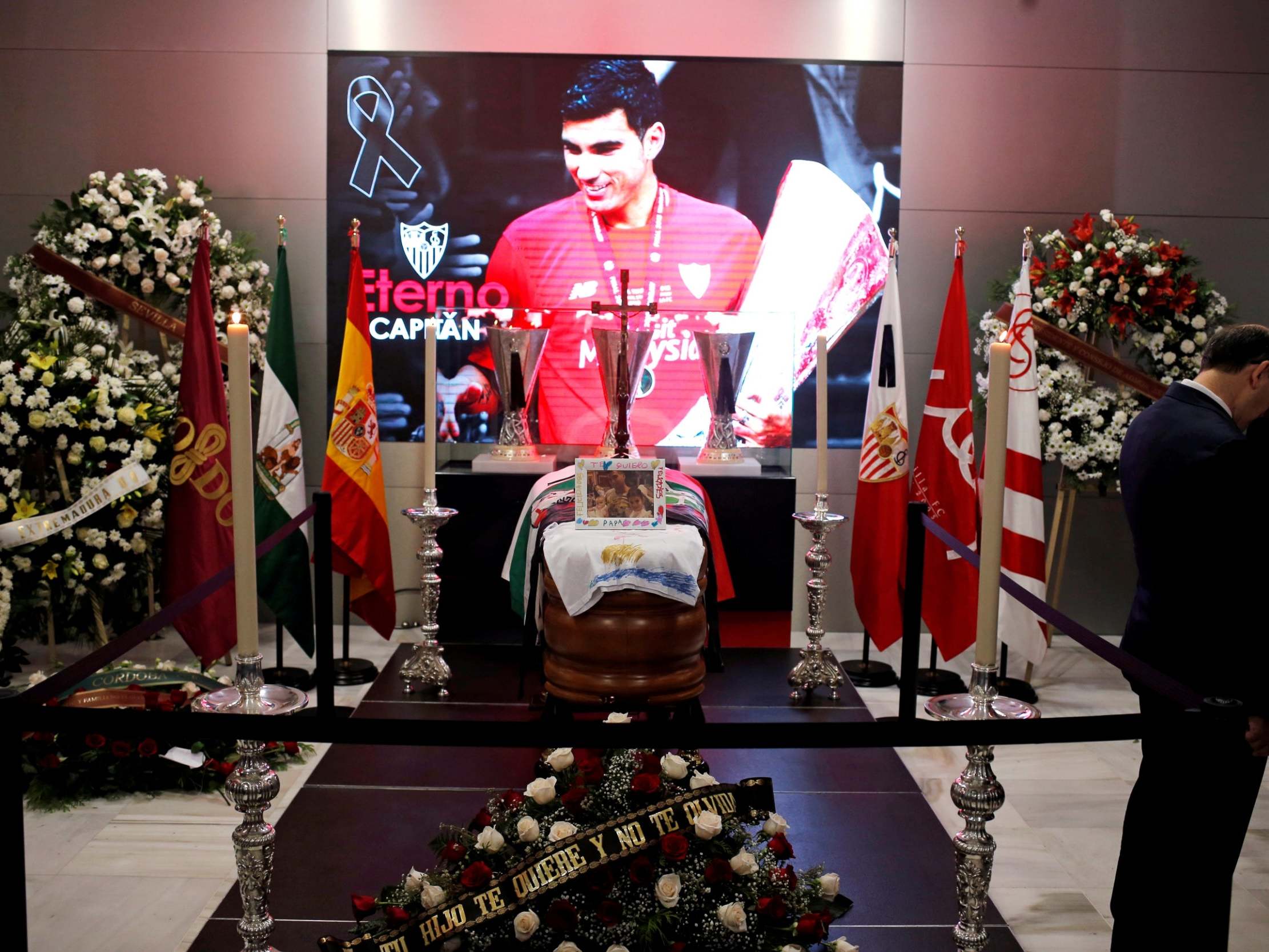 Reyes' funeral was held on Monday