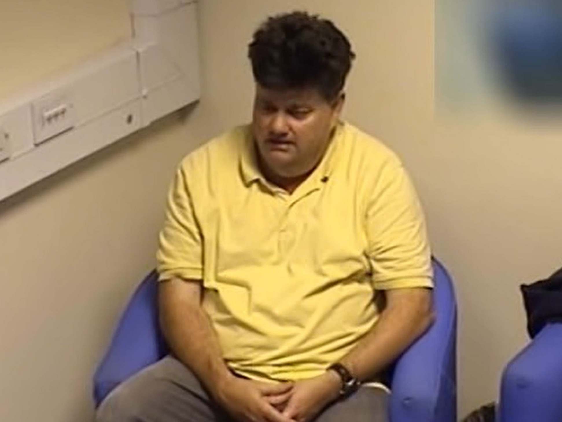 Carl Beech is interviewed by police in a video played in court