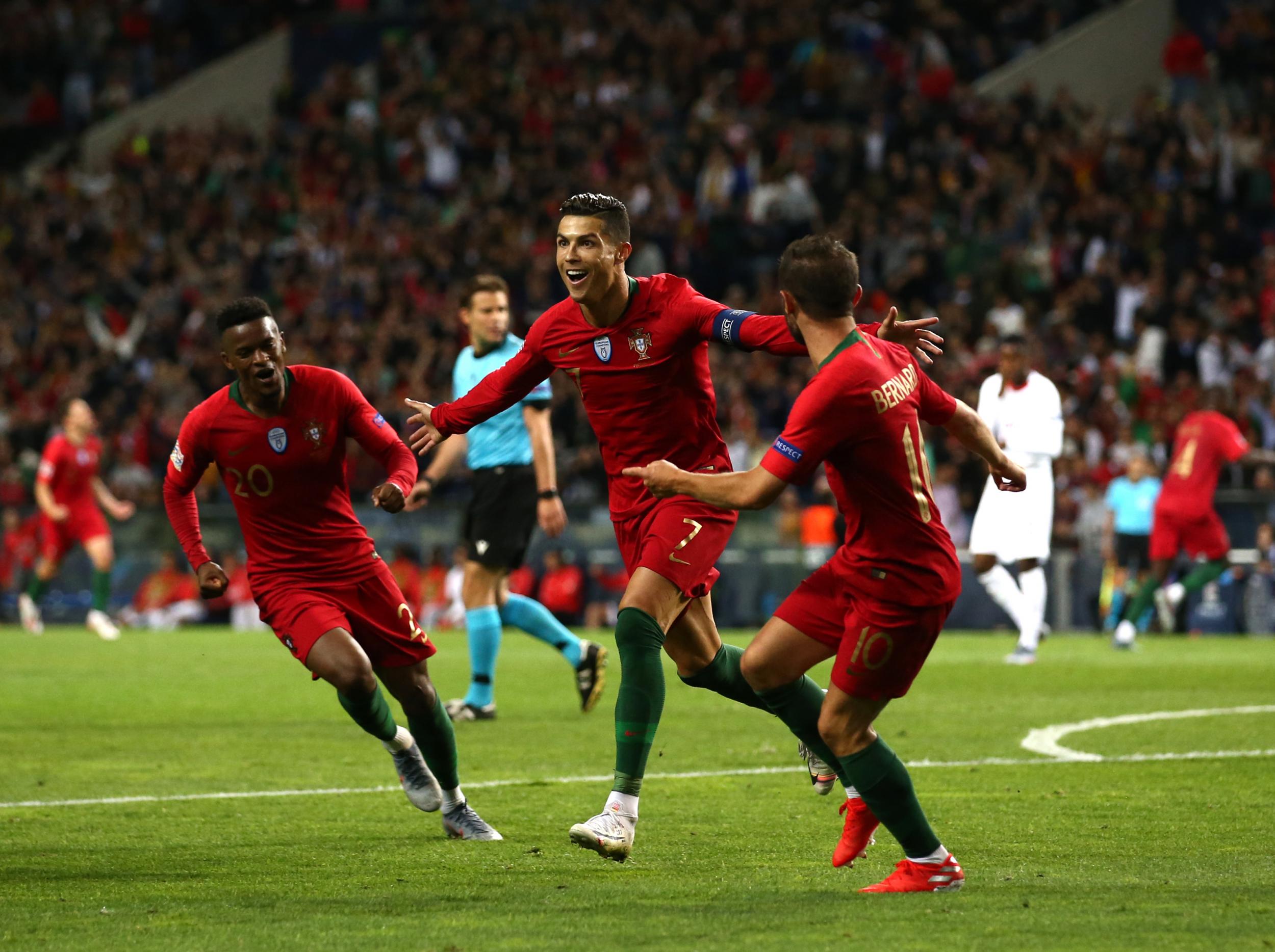 Ronaldo's hat-trick sent Portugal through