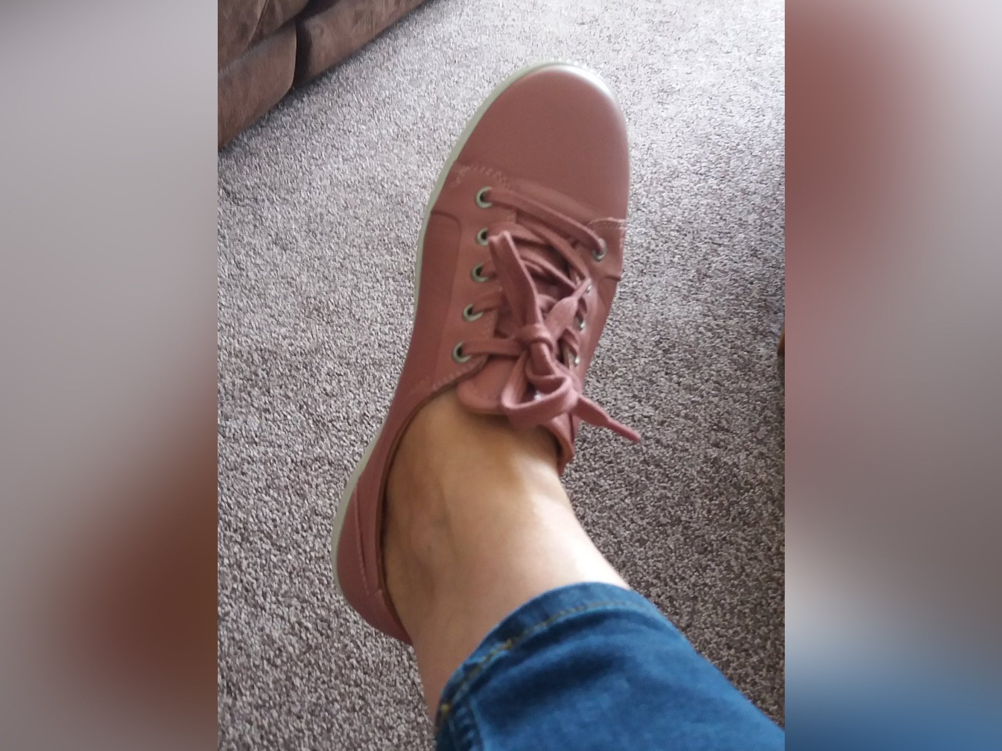 The offending footwear