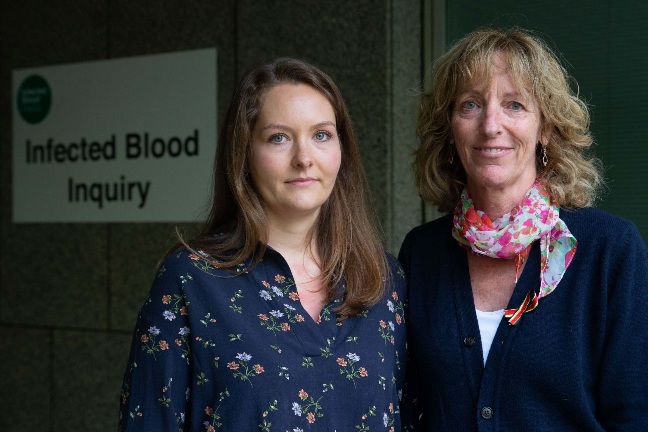 Mr Le Bourn’s daughter Bronwyn and his wife Penelope Rae