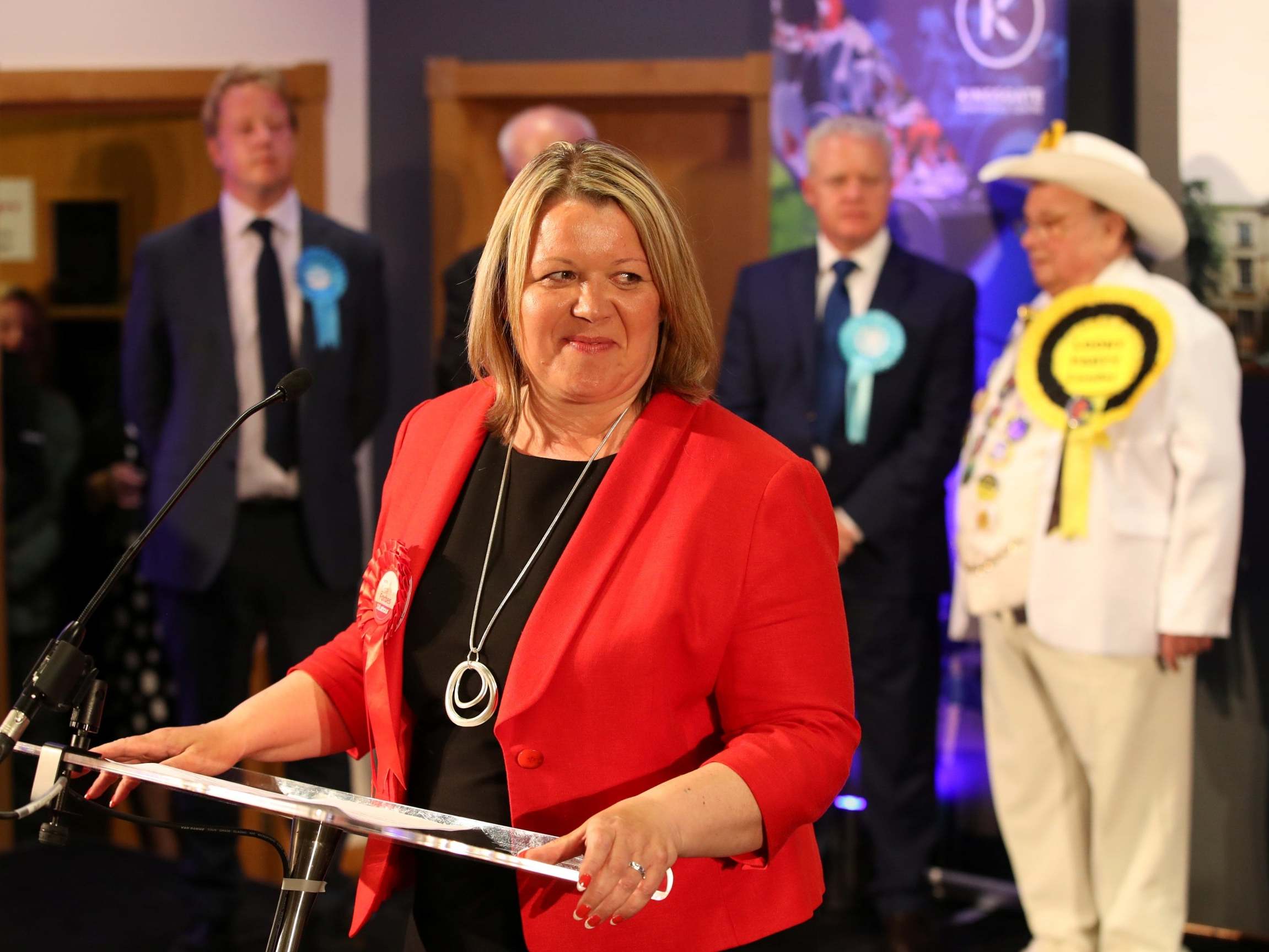 Labour Party candidate Lisa Forbes won with a majority of 683 over the Brexit Party