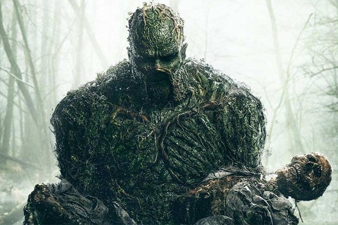 Swamp Thing strikes a classic pose