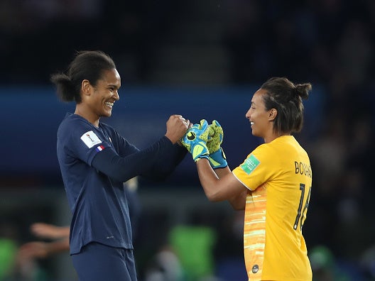 Wendie Renard celebrates