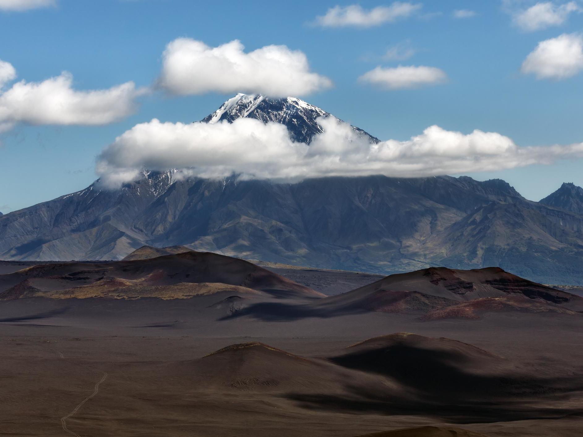 View of Bolshaya Udina Volcano