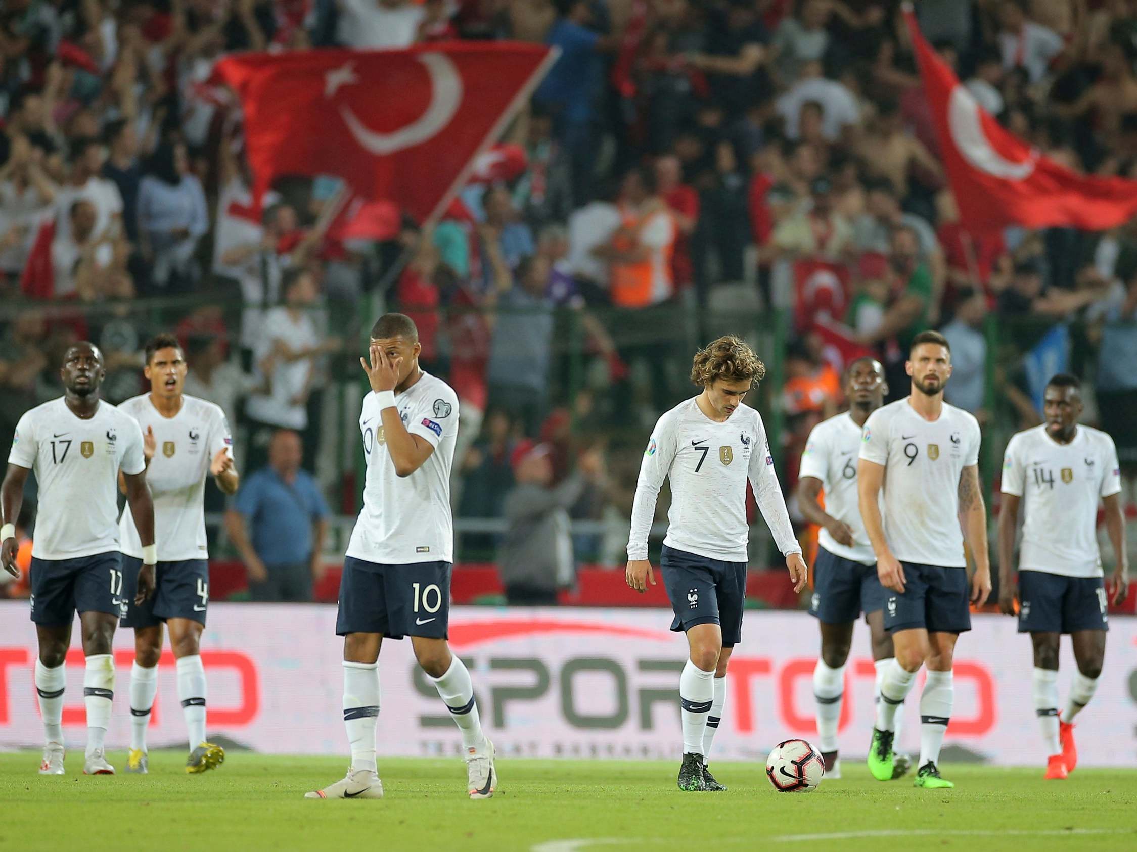 The world champions were humbled in Konya