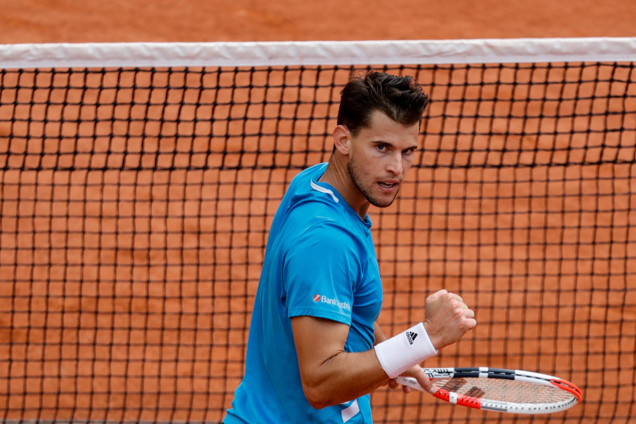 Dominic Thiem showed great spirit to clinch the second set