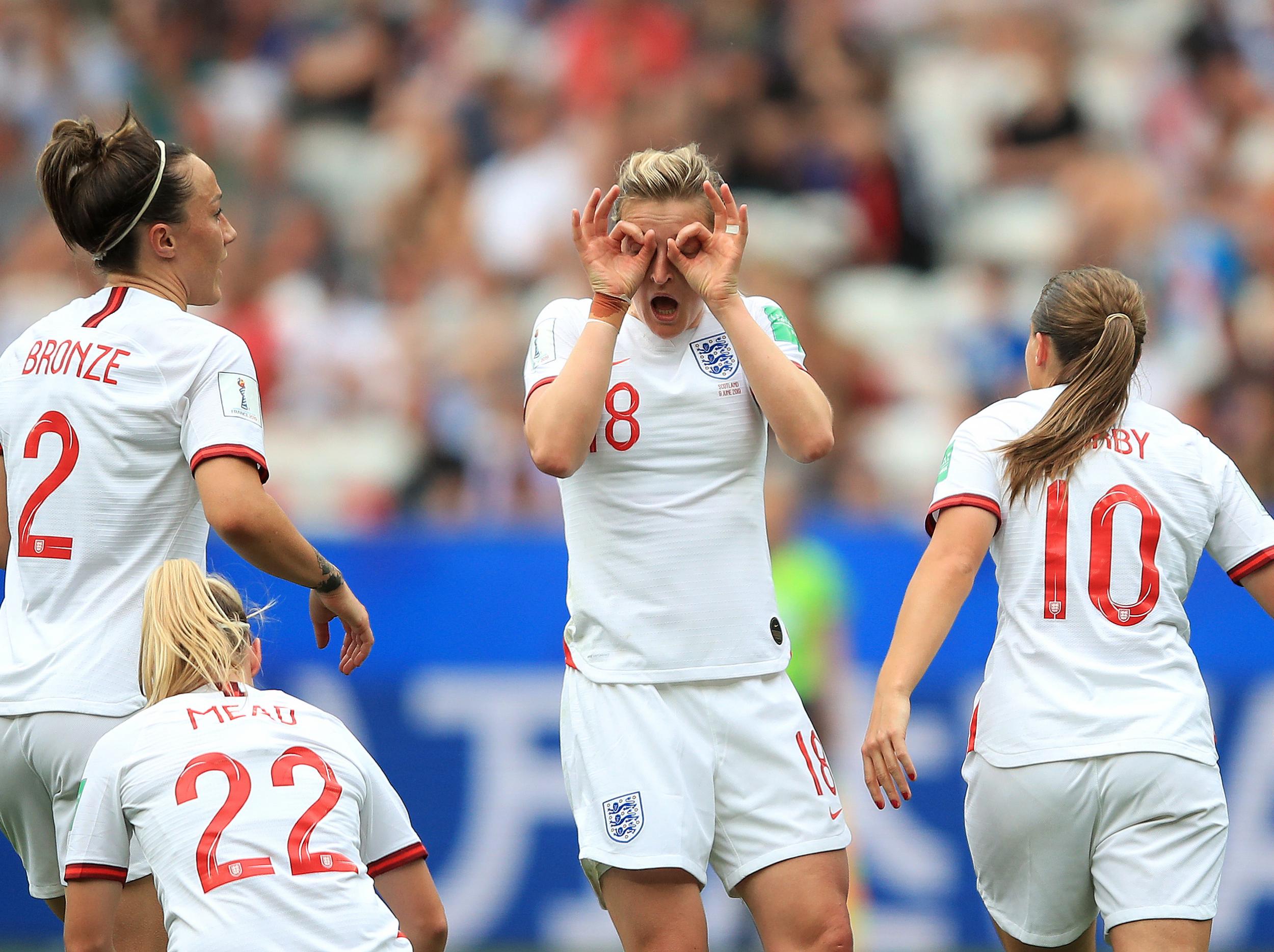 Ellen White made sure of the three points for England