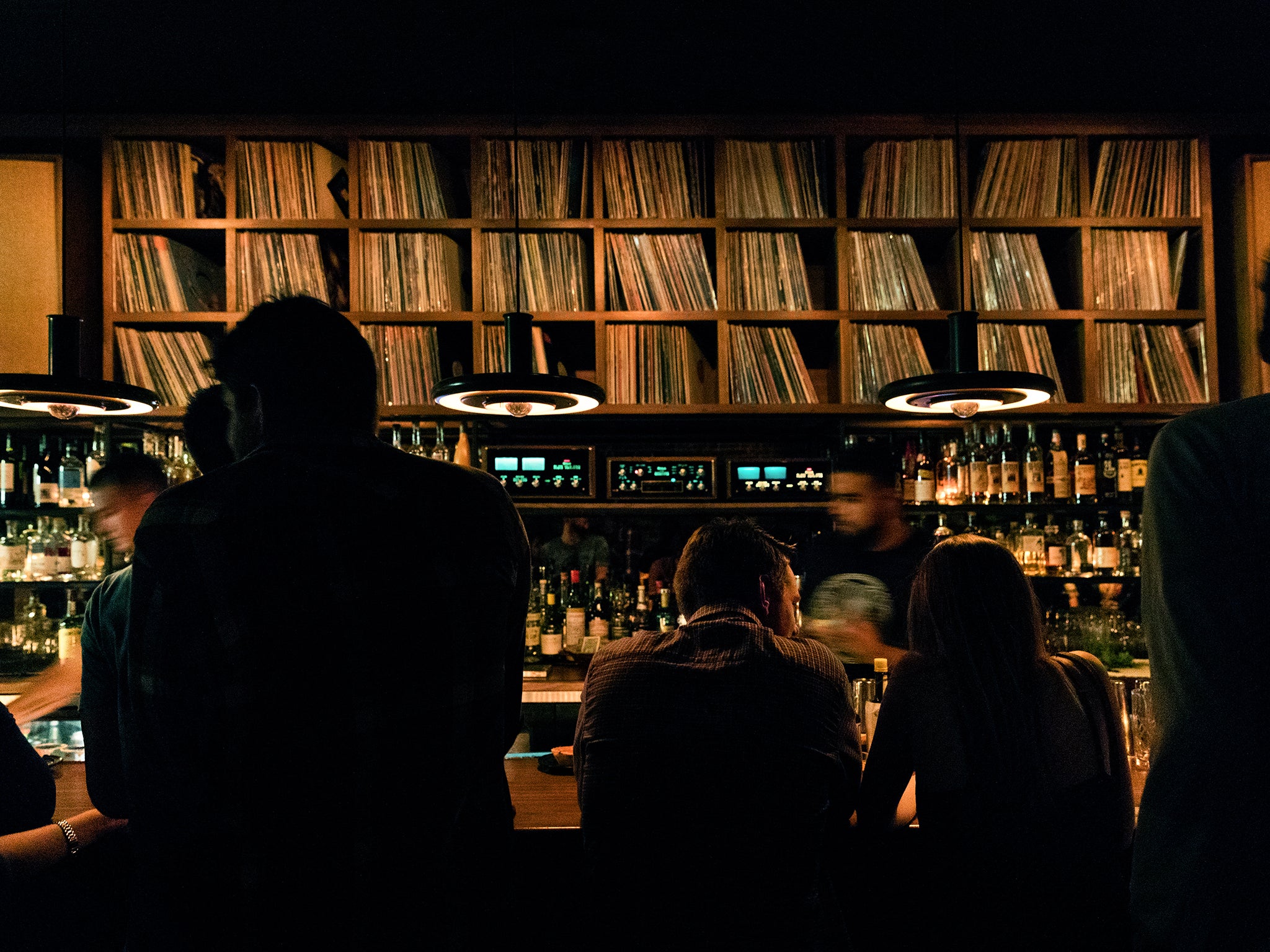 Gold Line, a vinyl bar in LA with a library of 8,000 records