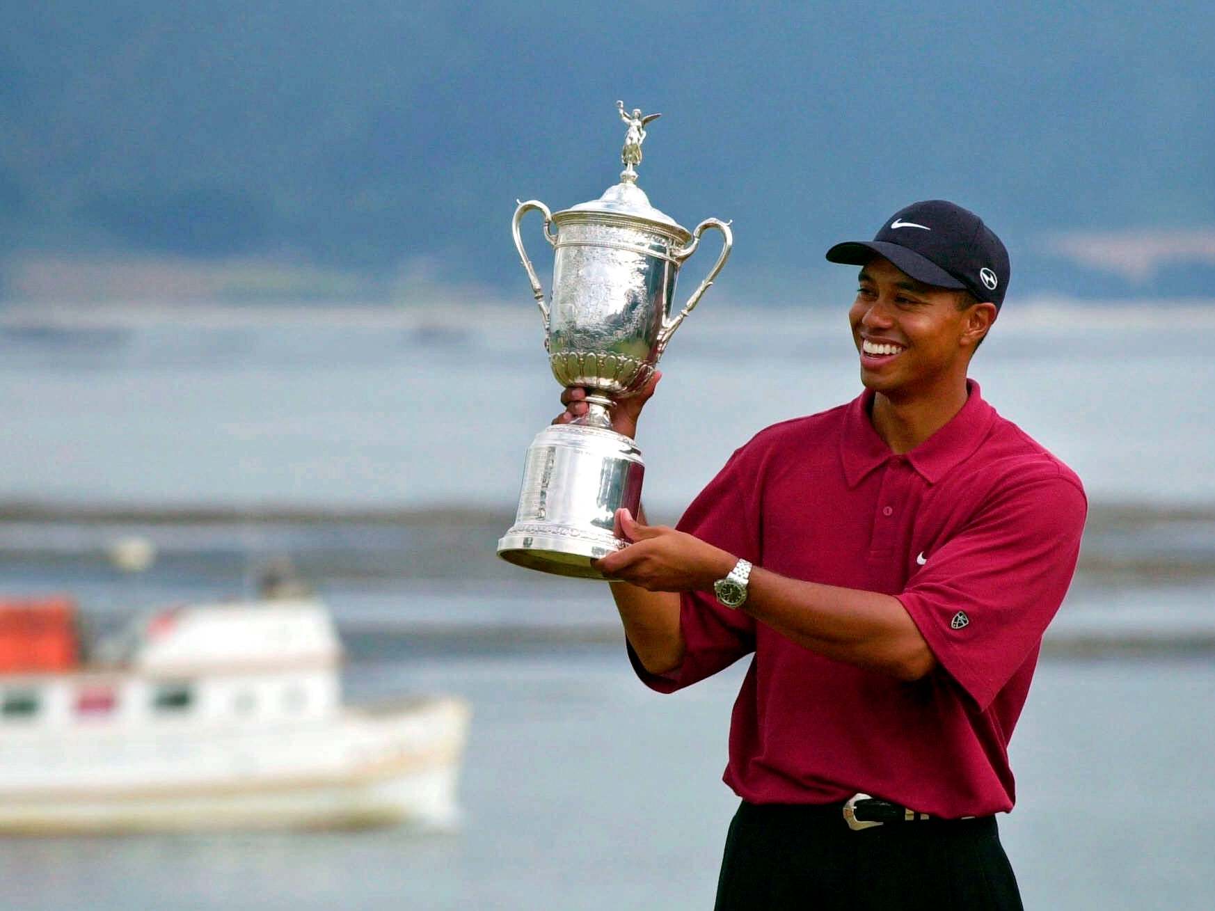 Tiger Woods returns to the scene of his most famous victory