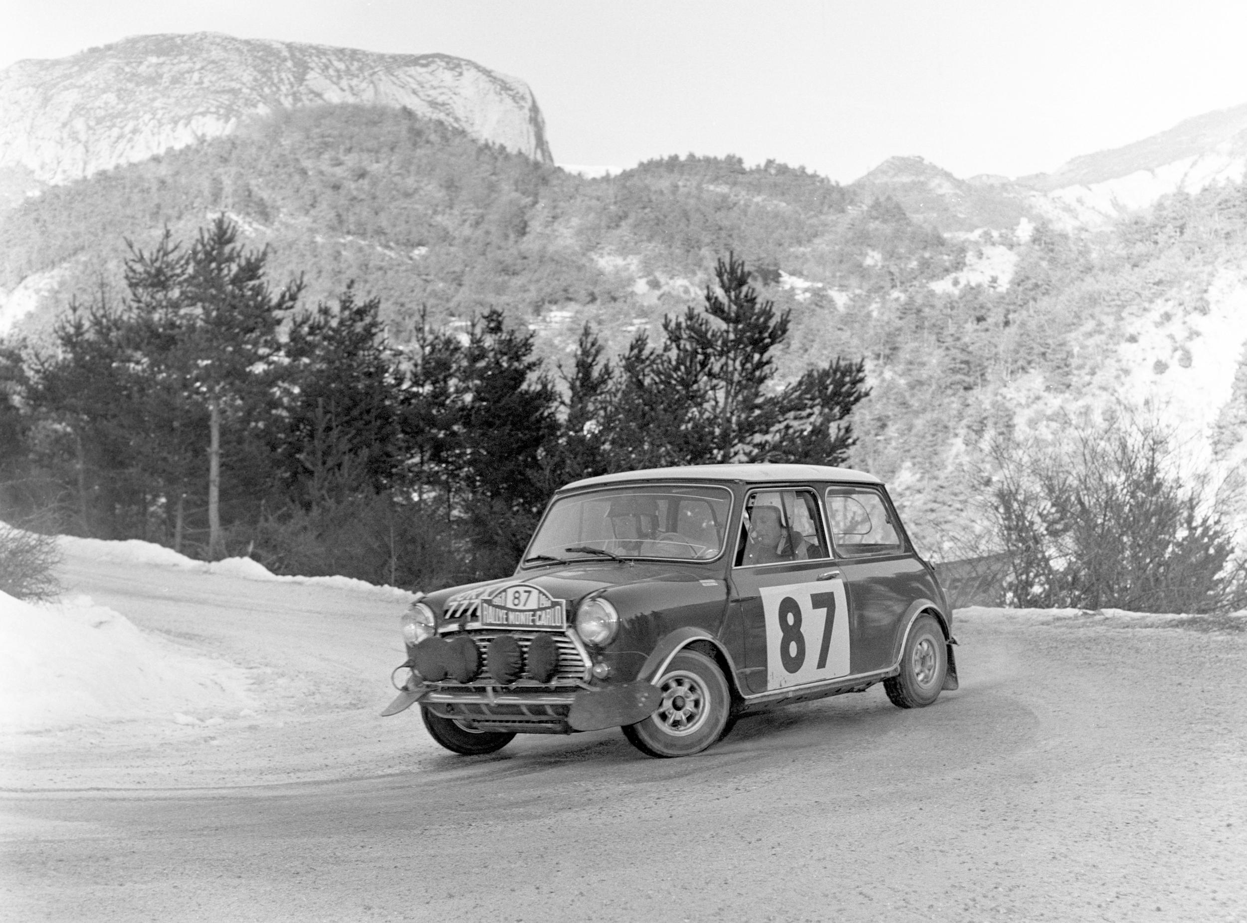 The three times winner of the Monte Carlo rally in 1965-67