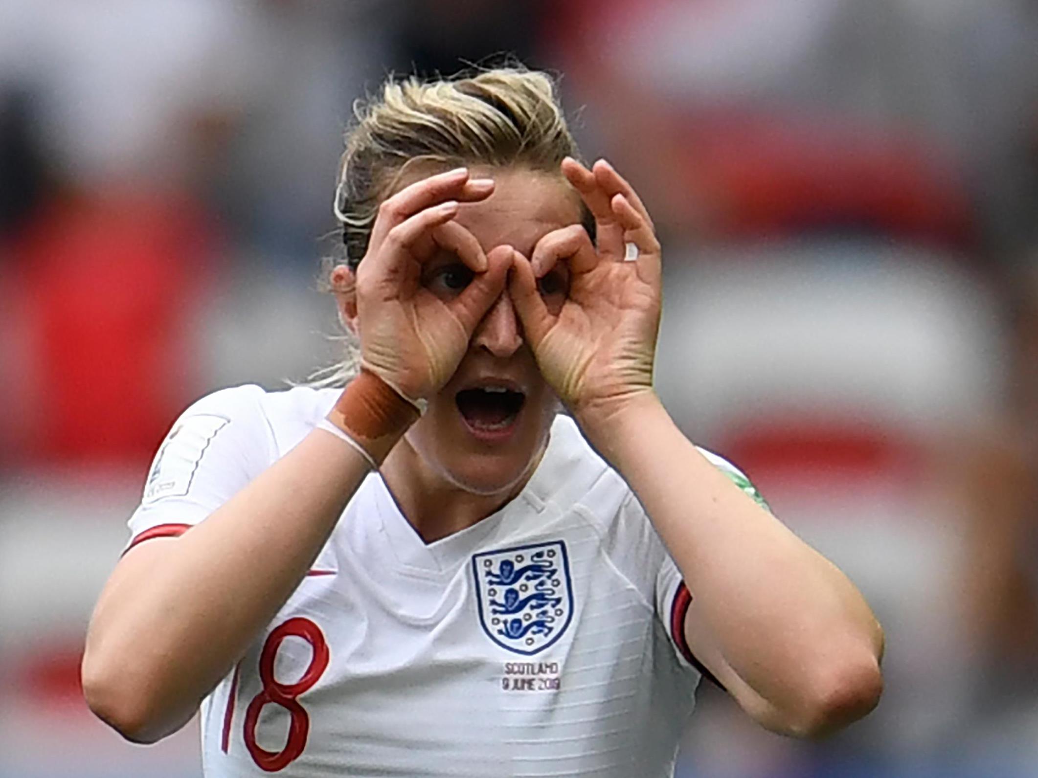 Ellen White was an unsung hero of England’s win against Scotland (AFP/Getty)