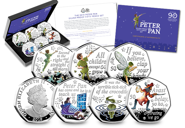 The complete Peter Pan set in silver (The Westminster Collection)