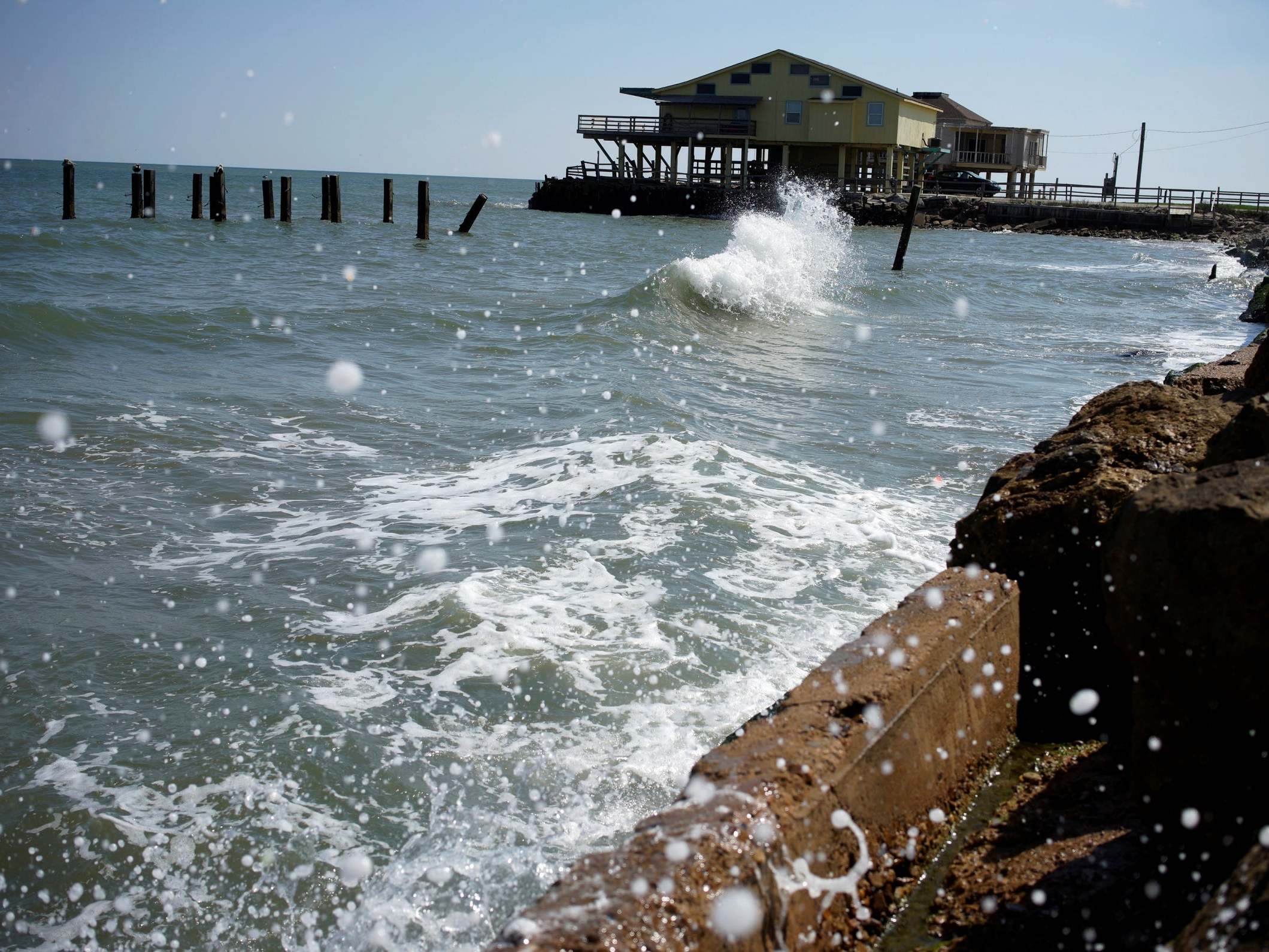 Farm fertilisers running into the sea via the Mississippi River depleted water of oxygen.