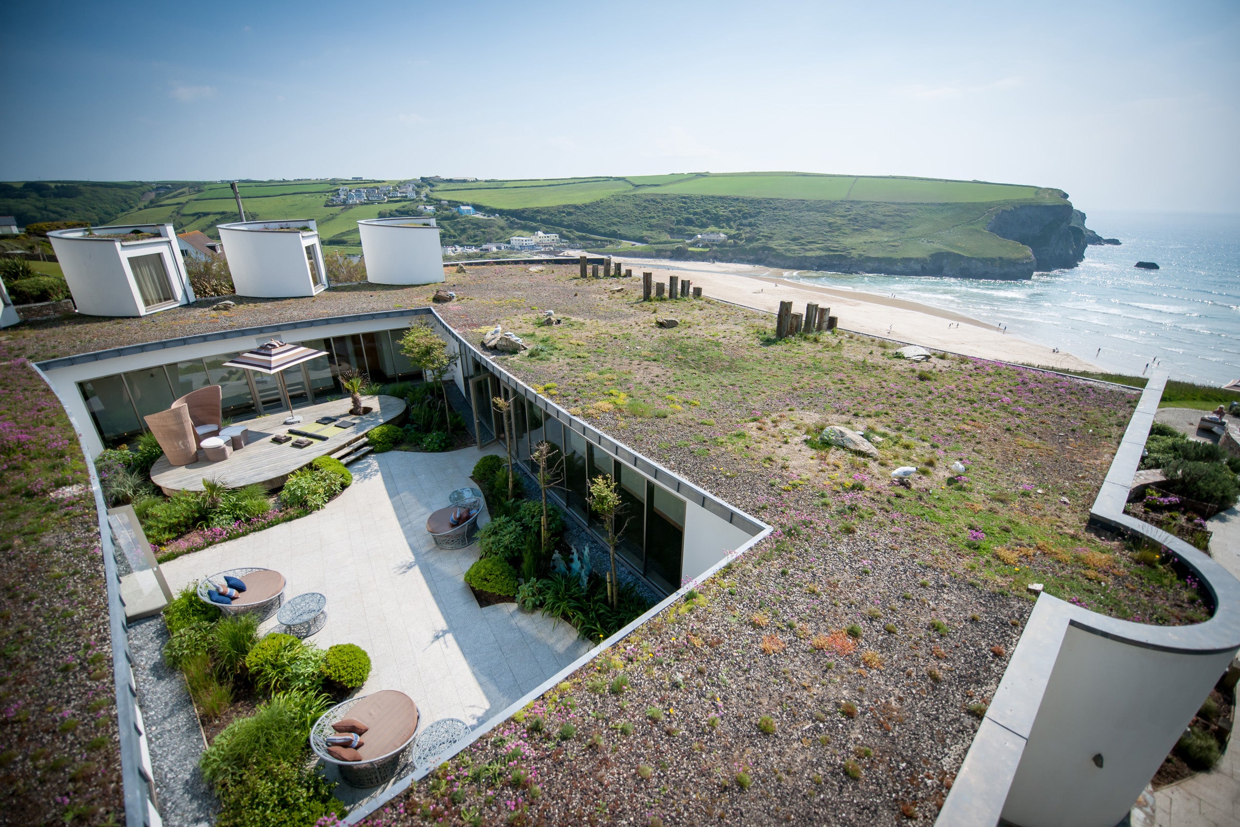 Sink into a hot tub with unbeatable sea views at The Scarlet