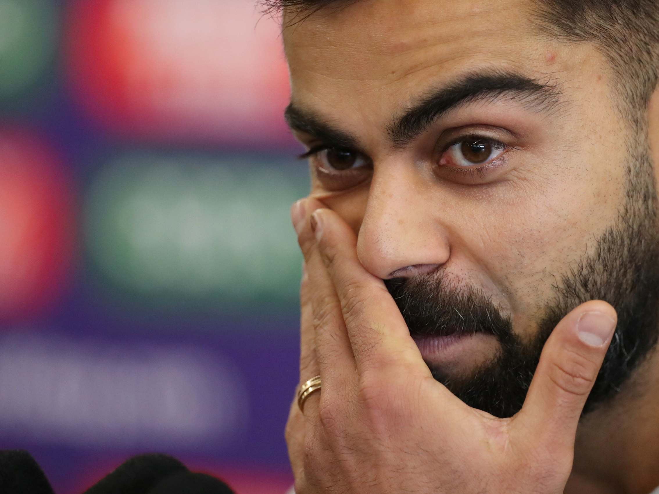 Virat Kohli has urged his side not to get distracted