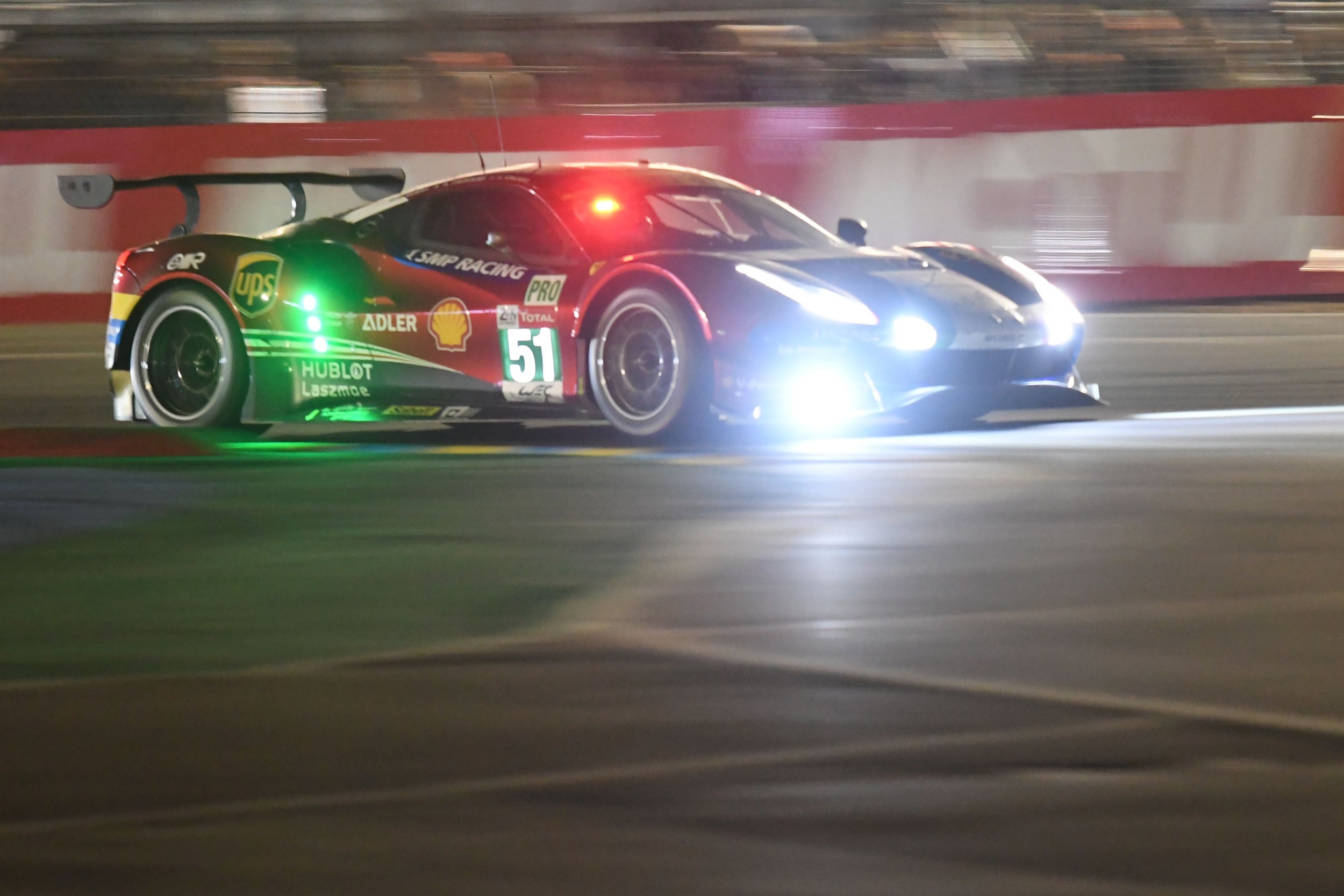 The No 51 AF Corse Ferrari to GTE Pro victory (AFP/Getty)