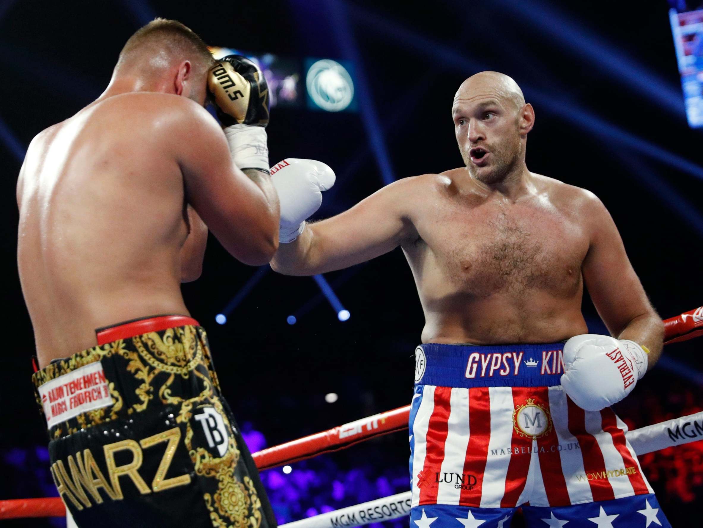 Fury outclassed Schwarz