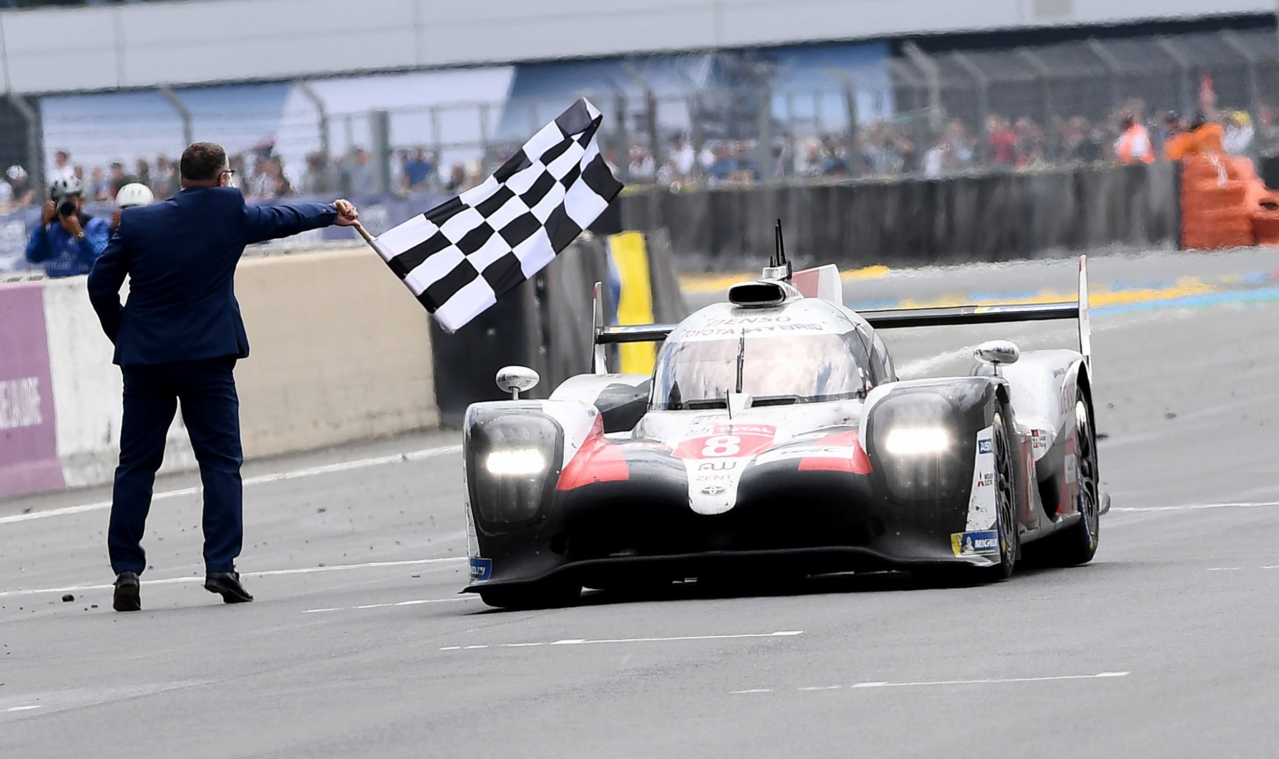 Alonso, Buemi and Nakajima inherited victory after the error (AFP/Getty)