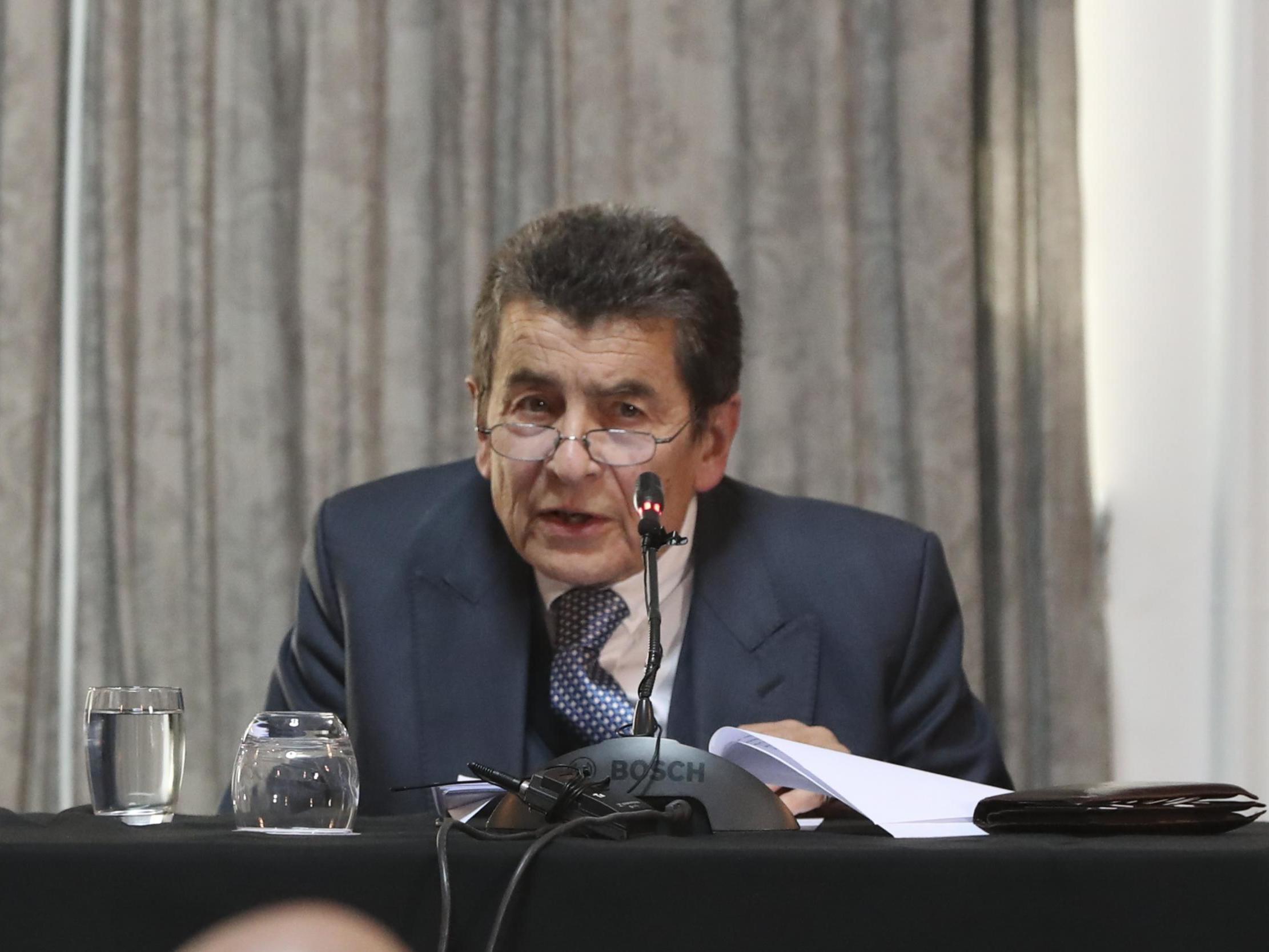 Sir Geoffrey Nice, chair of the China Tribunal, reads final judgment