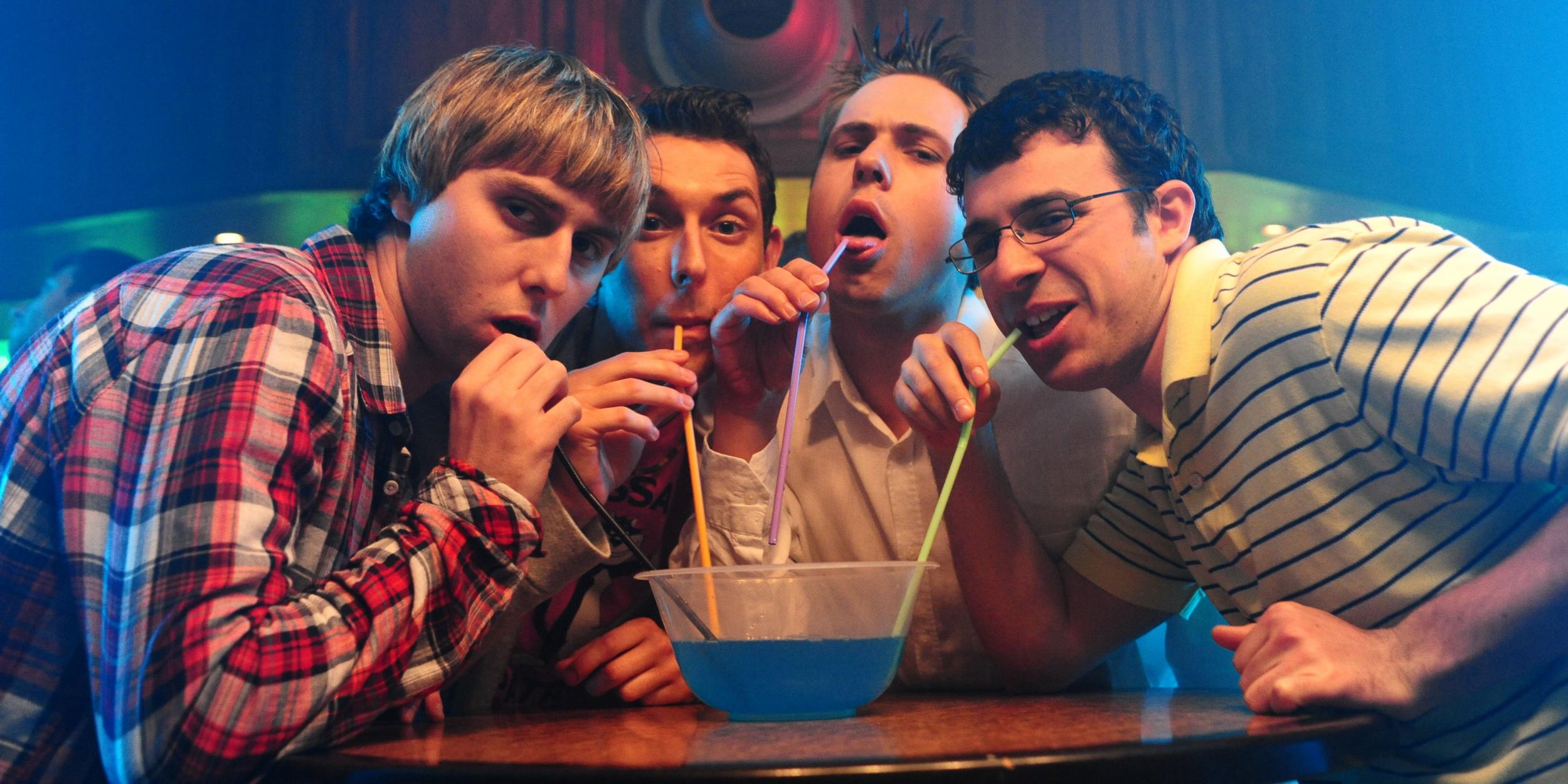 James Buckley, Blake Harrison, Joe Thomas and Simon Bird starred in Noughties sitcom ‘The Inbetweeners’