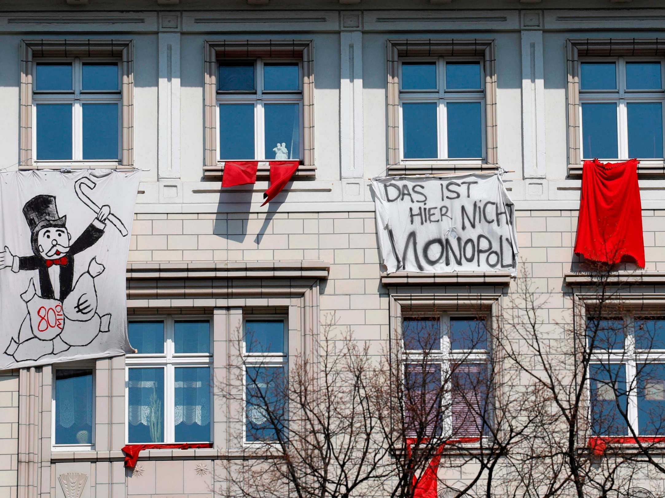 Berlin tenants protest against rising rents