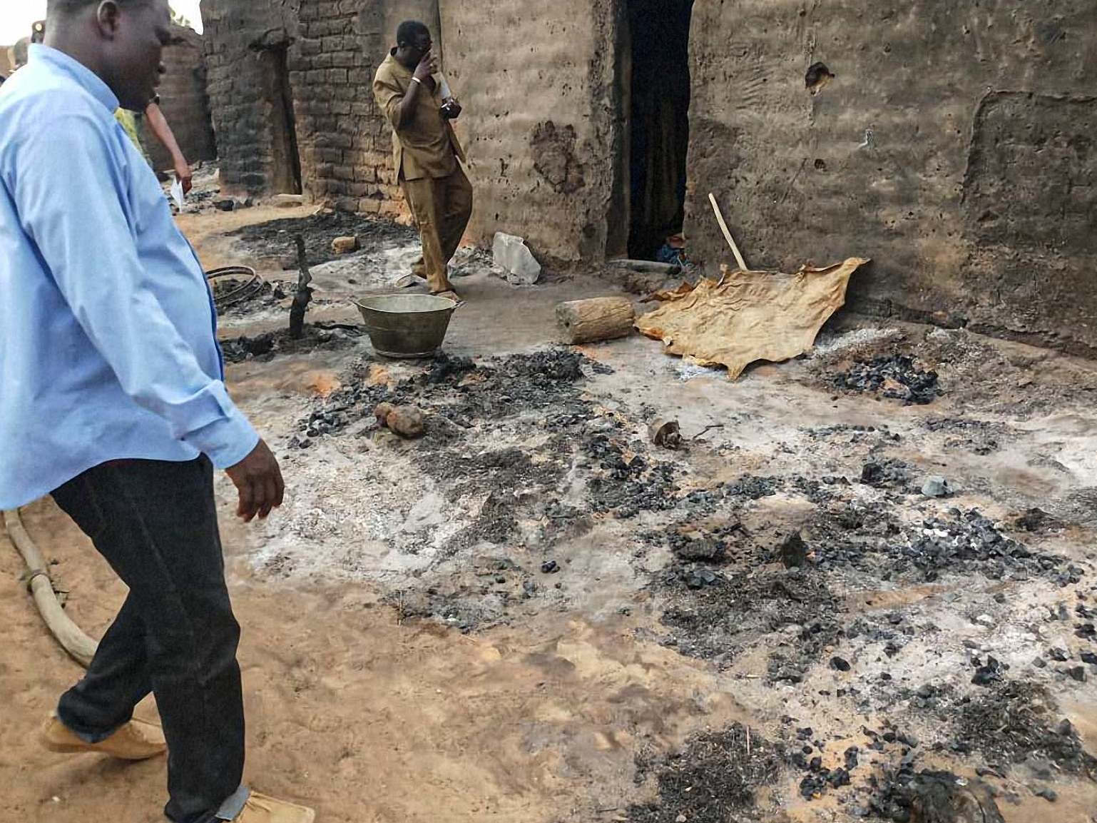 Residents in Mali village of Sobane-Kou after deadly attack on ethnic Dogons on 9 June