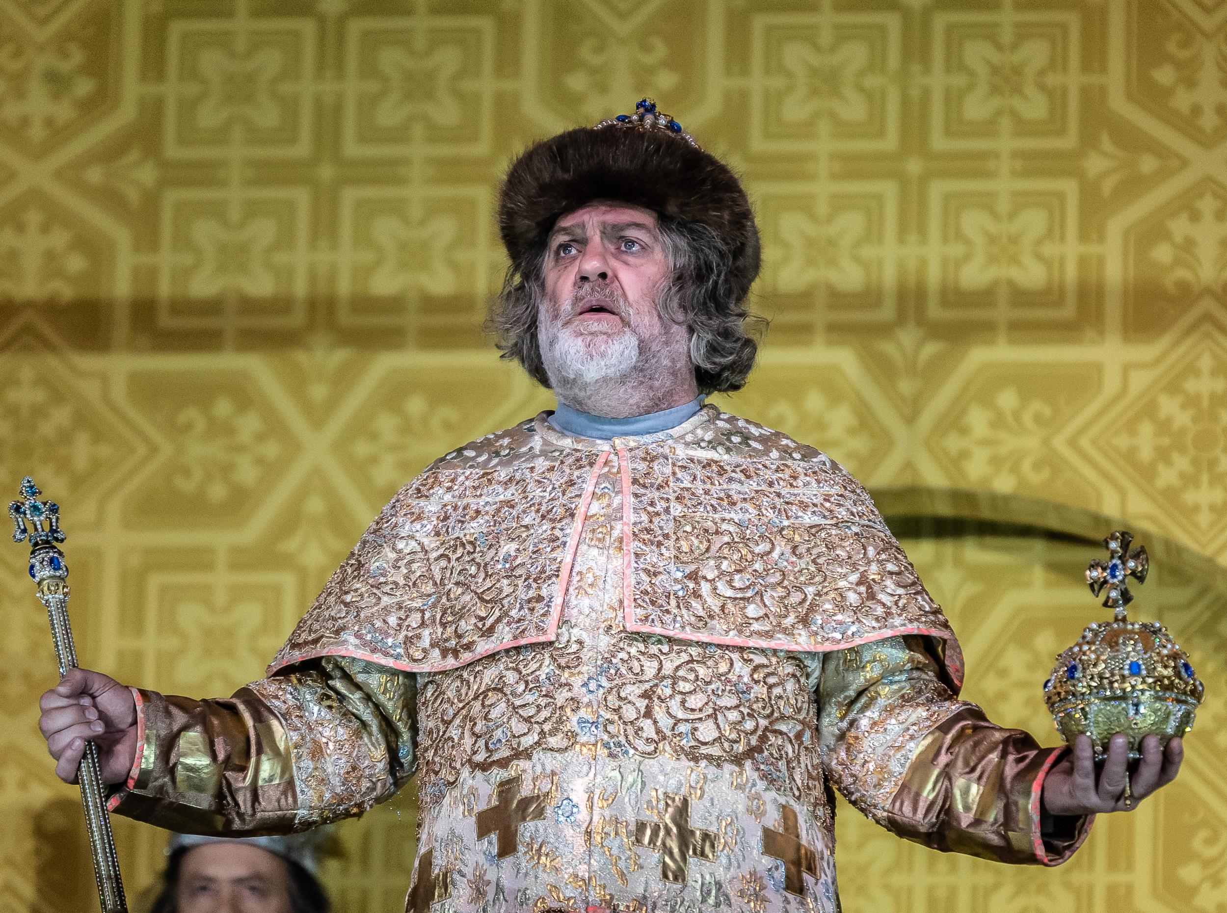 Bryn Terfel as Boris Godunov in the Royal Opera House's production