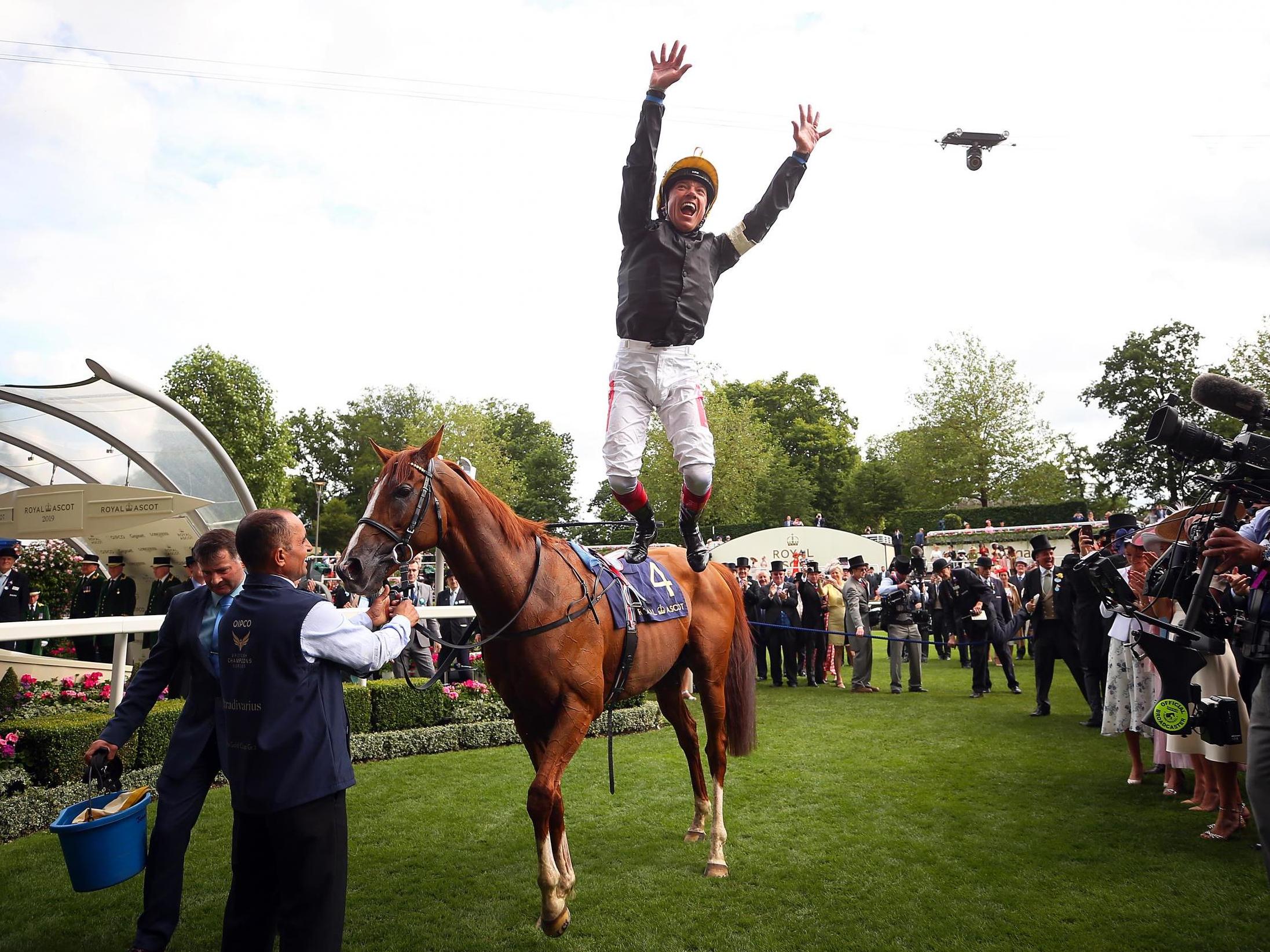 Frankie Dettori won his seventh Ascot Gold Cup