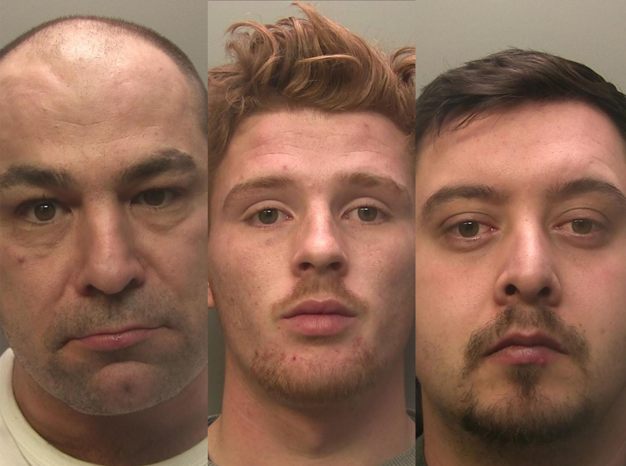 Jimmy Shea, Jason Mobey, Les Keet (Surrey Police )