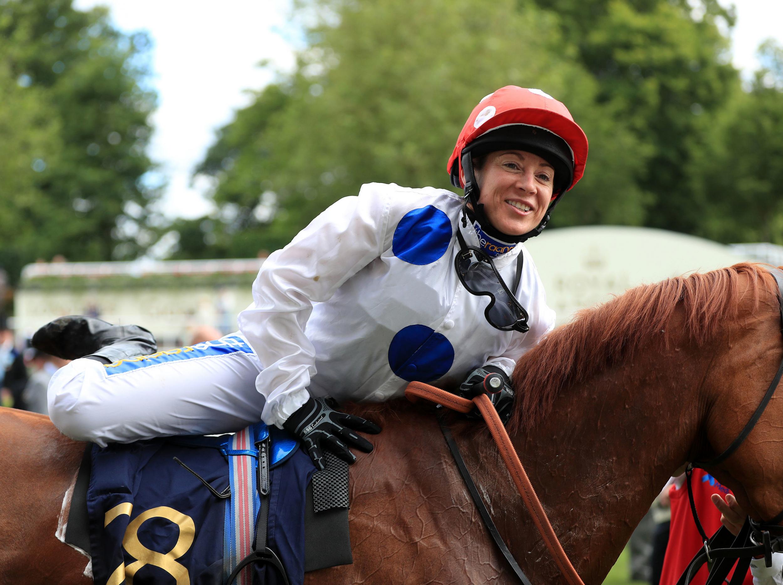 Hayley Turner after her victory