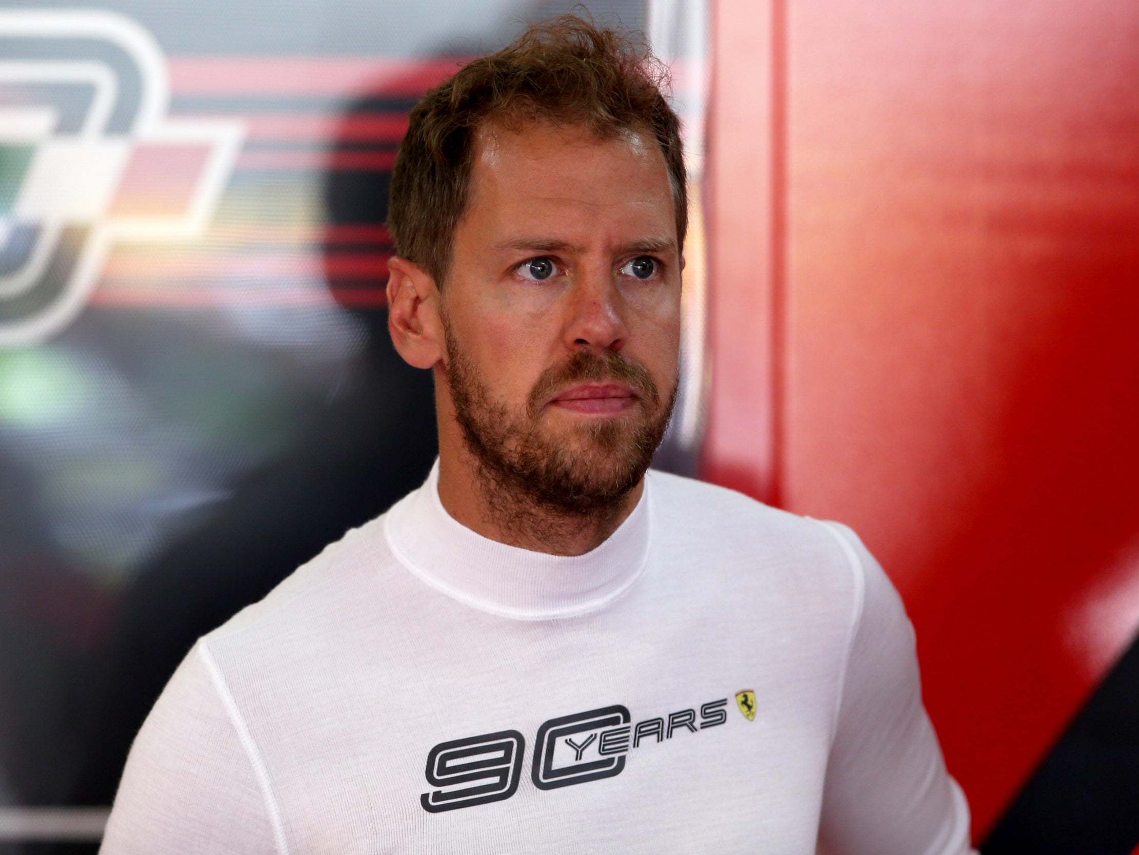 Vettel appears to be struggling at Ferrari