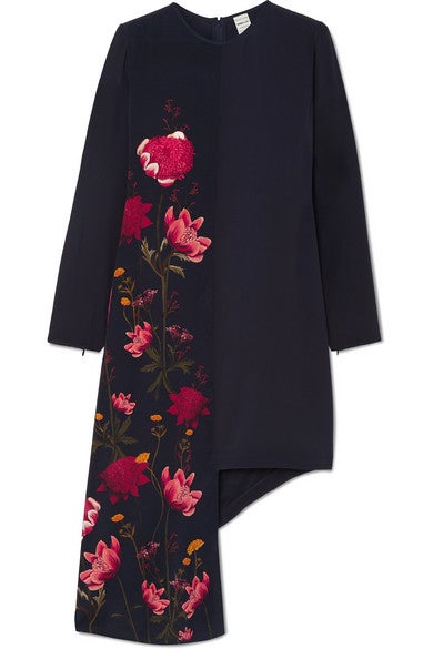 Net Sustain and BBC Earth Thea asymmetric floral-print organic silk mini dress, £795 (Net-A-Porter/Mother of Pearl)