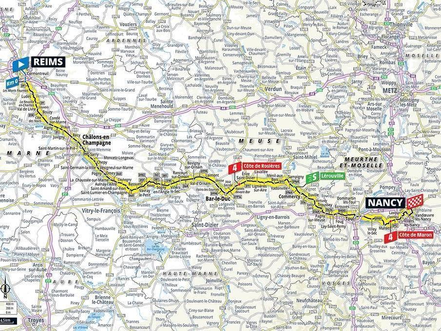 Stage four heads through France’s Champagne region