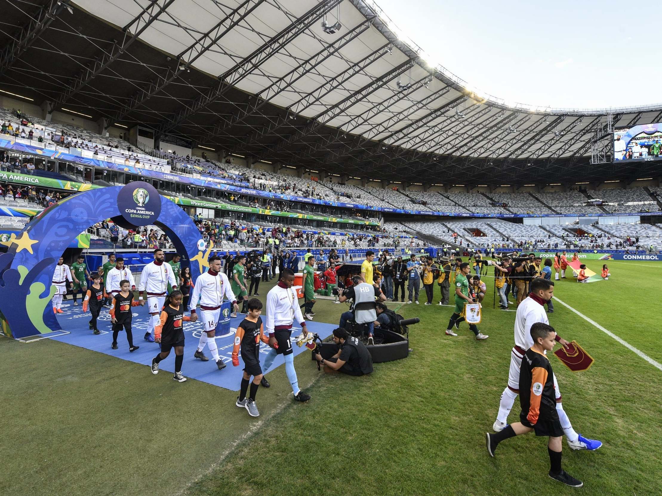 Venezuela's Copa America clash with Bolivia was hardly the biggest story in town on Saturday