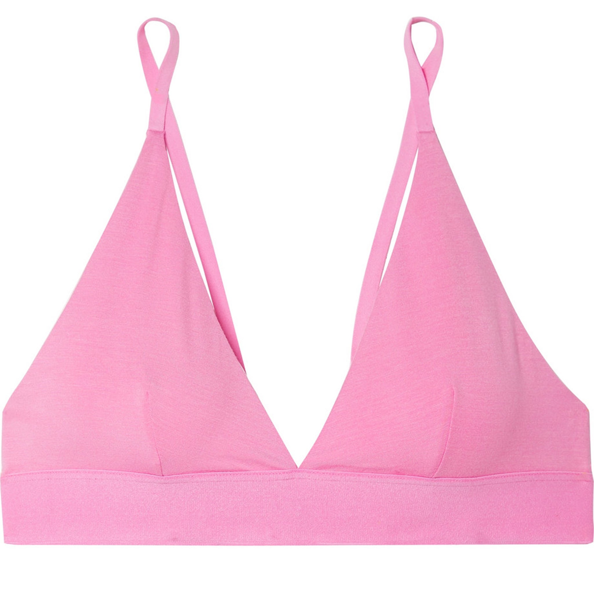 Stretch-bamboo soft-cup triangle bra, ?45