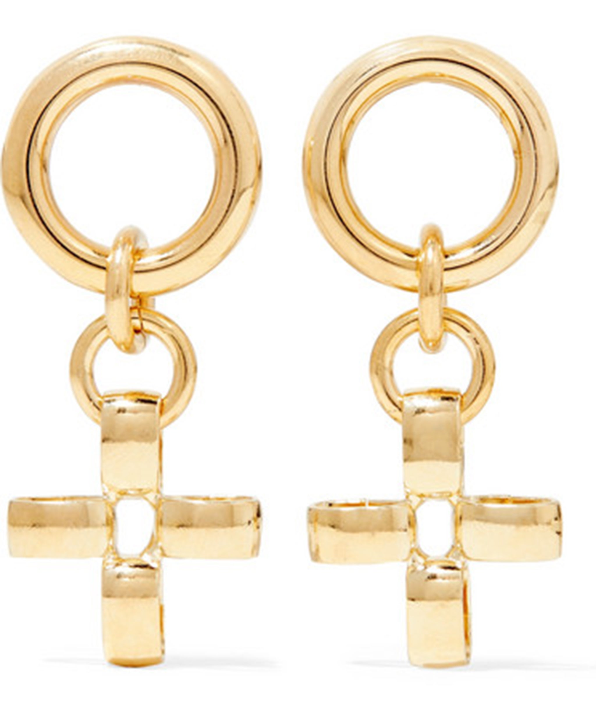 Fiore gold-tone earrings, ?134