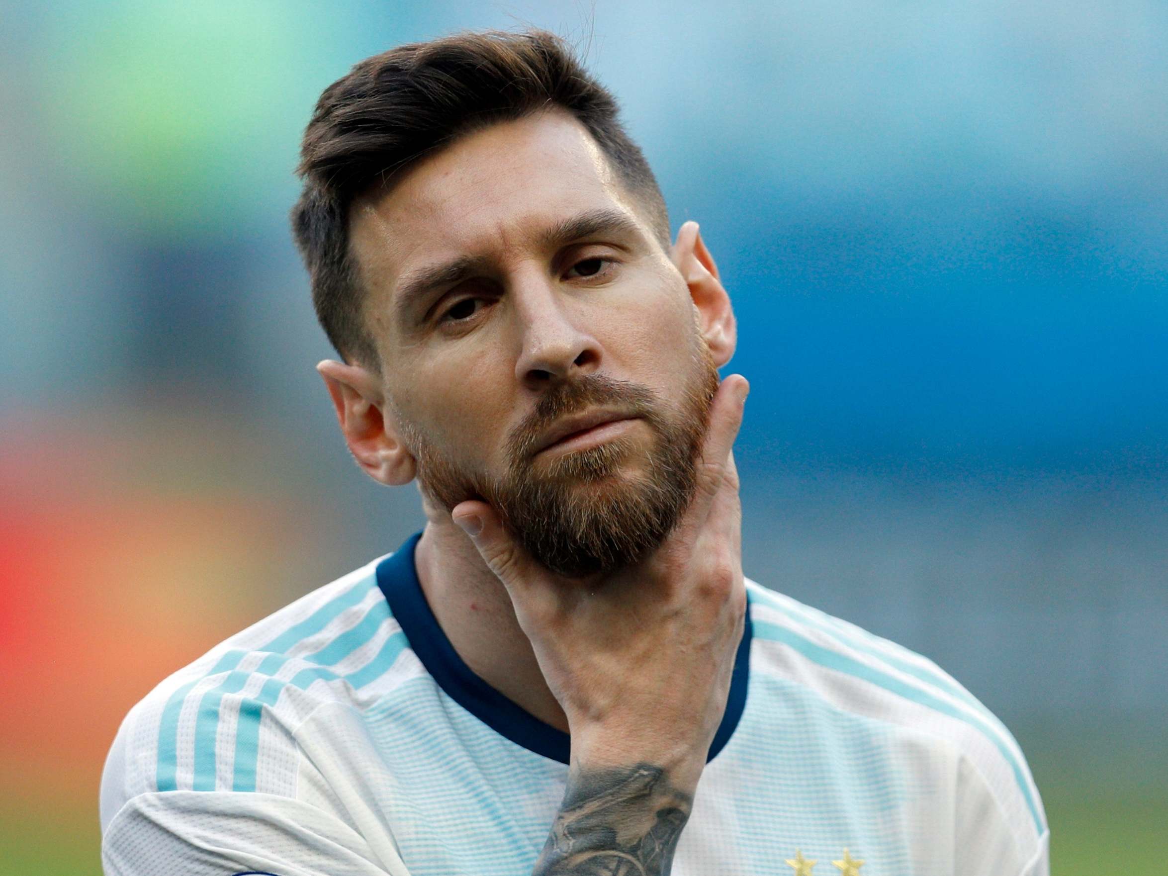 Lionel Messi was relieved to see Argentina get their first win on the board at the Copa America