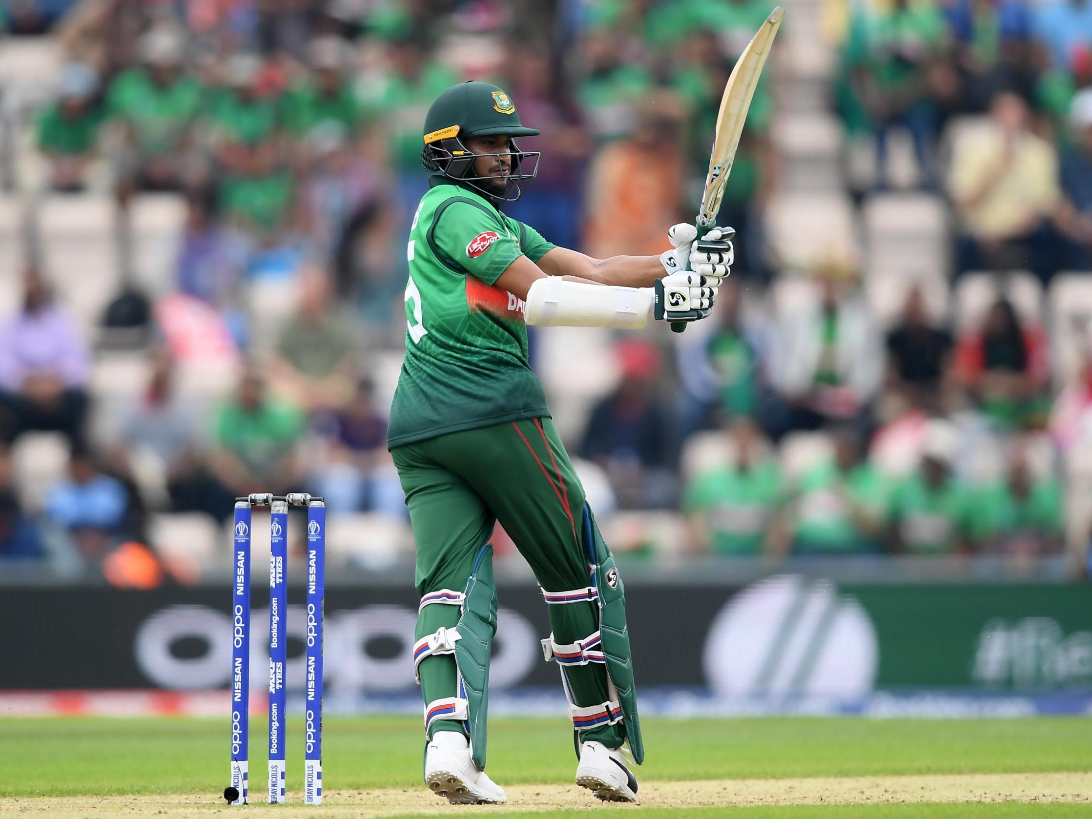 Shakib Al Hasan scored 51 off 69 balls