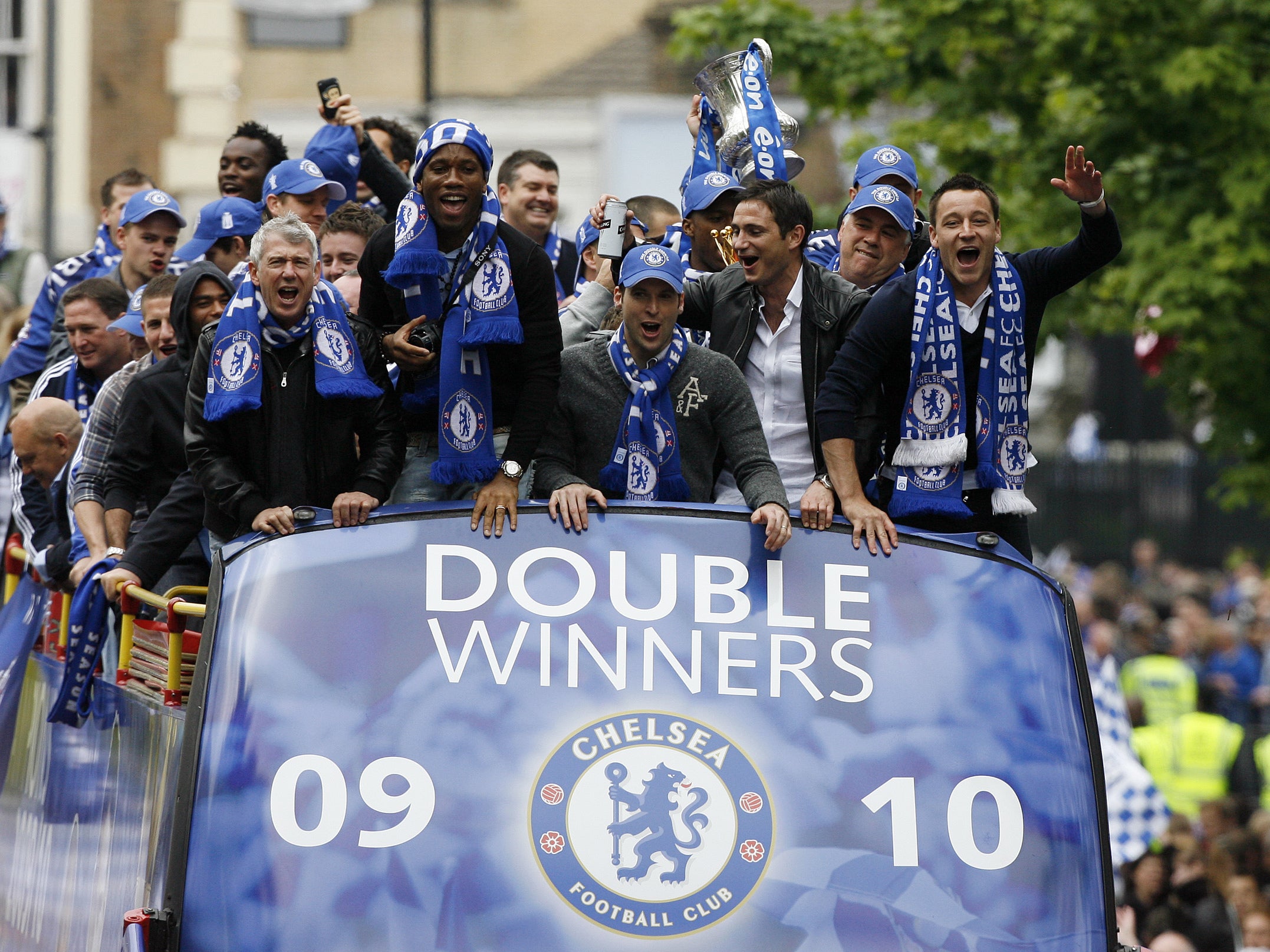 Lampard, Petr Cech and Didier Drogba were part of Chelsea's most successful team