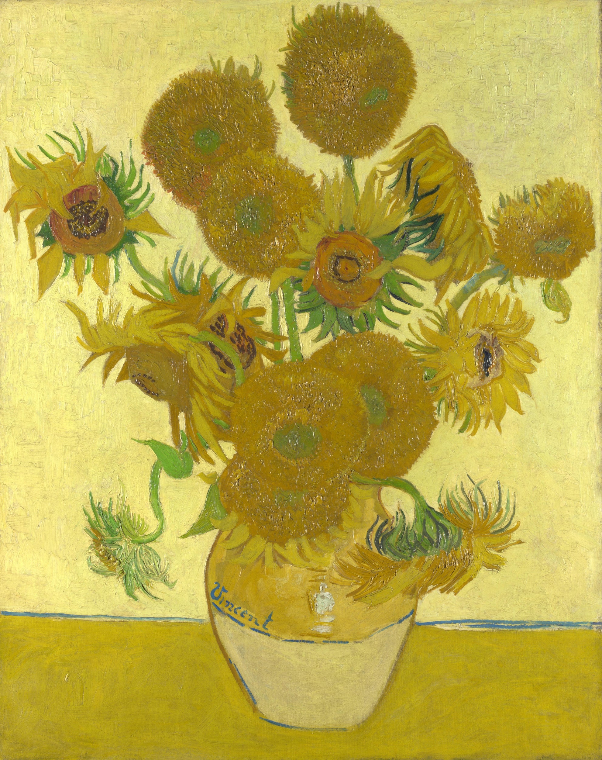 The countless photographs of Van Gogh’s ‘Sunflowers’ are central to their worldwide appeal (The National Gallery)