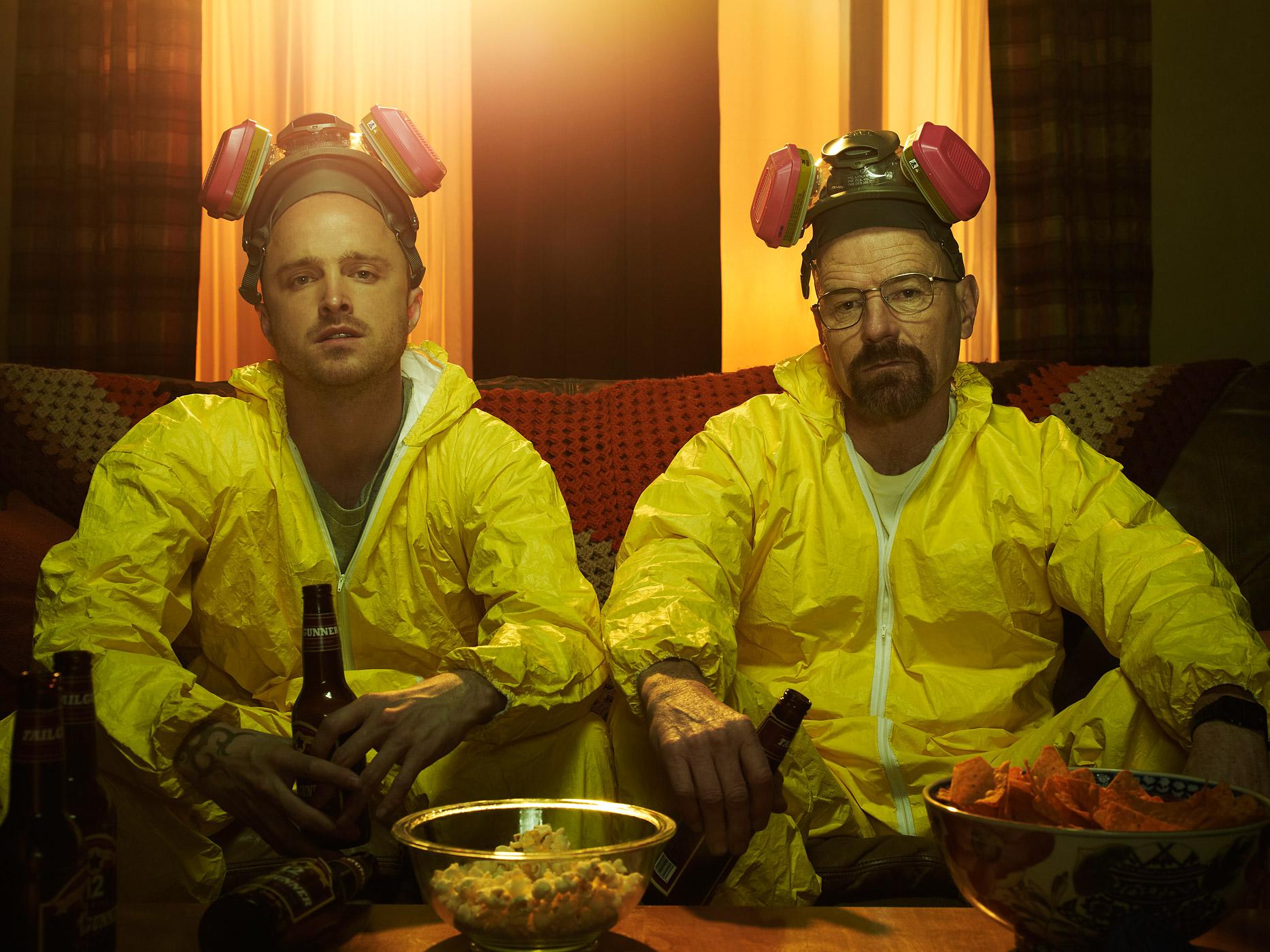 Aaron Paul and Bryan Cranston in ‘Breaking Bad’