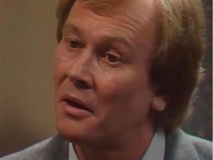 Douglas Fielding as 'EastEnders'' first regular policeman, Roy Quick