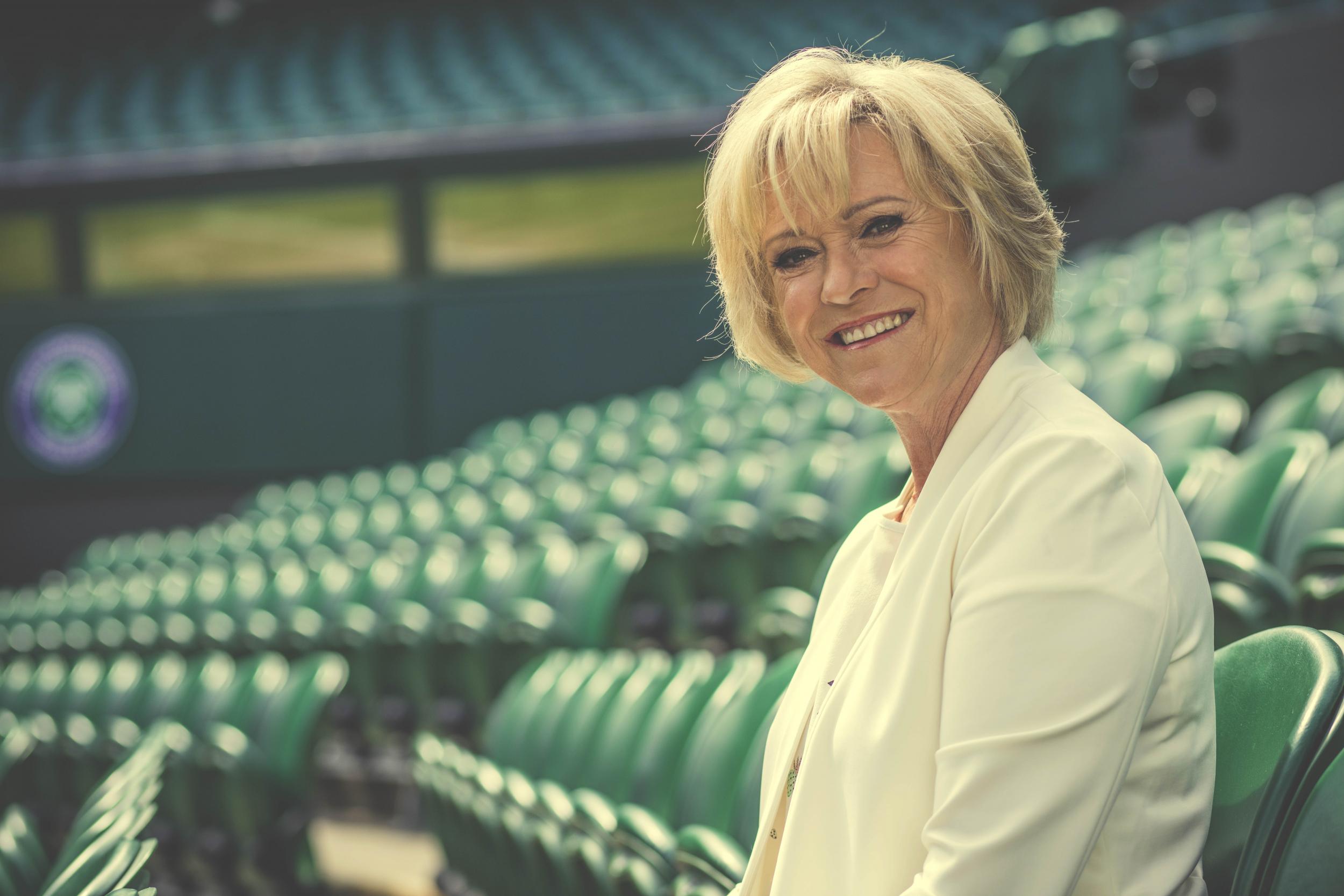 Service winner: Sue Barker is our host for all the SW19 action